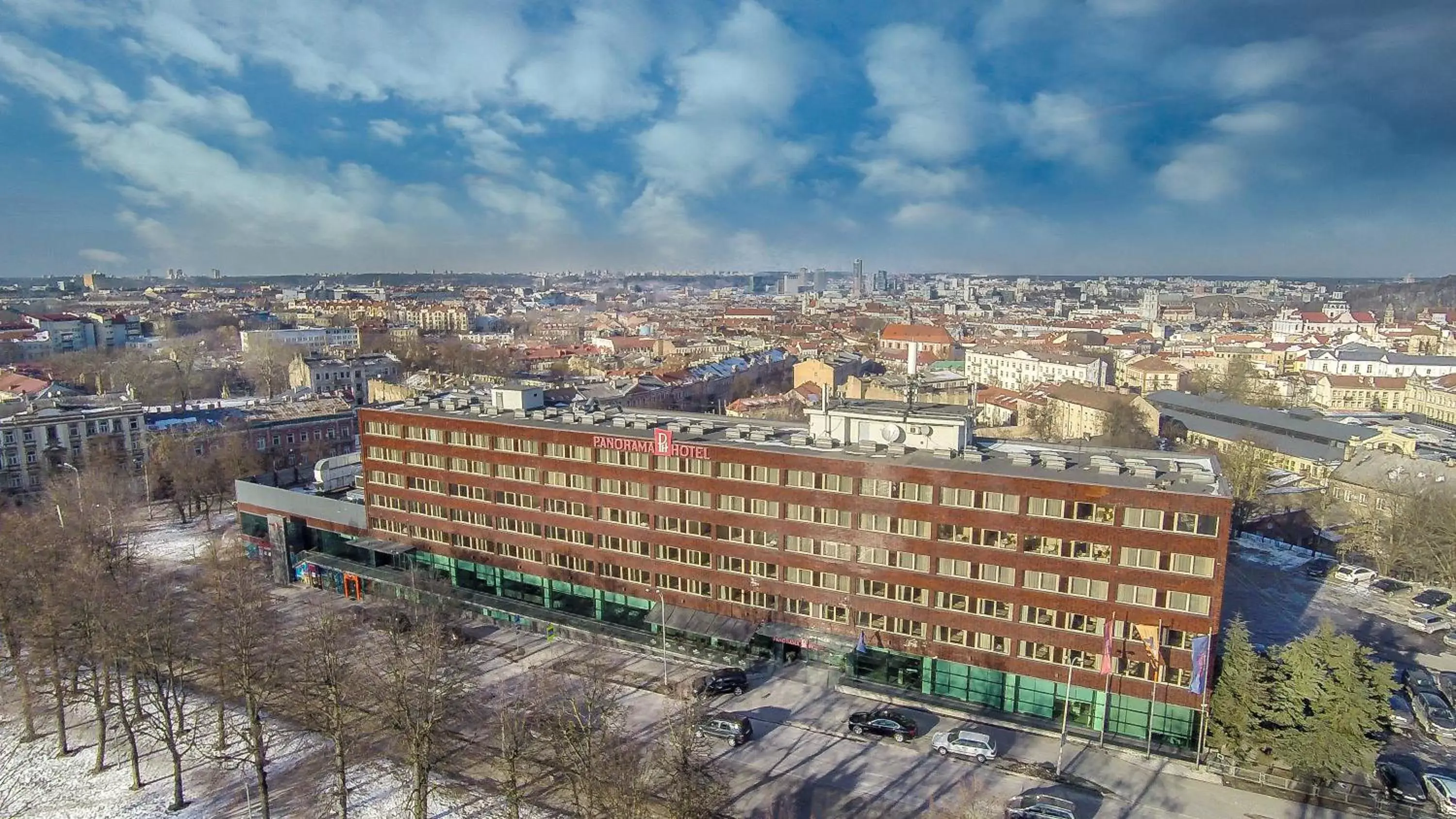 Facade/entrance, Bird's-eye View in Hotel Panorama