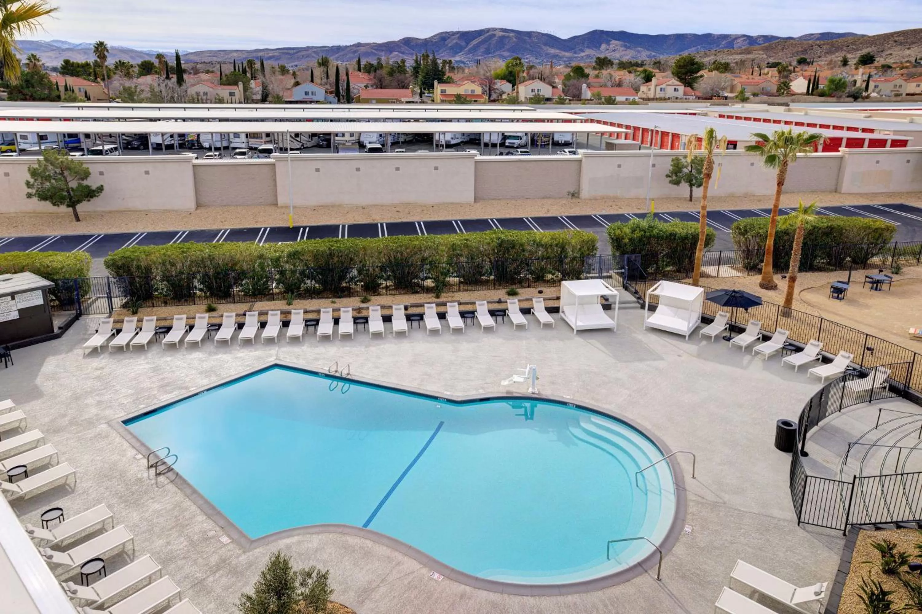 Pool view in Doubletree By Hilton Palmdale, Ca