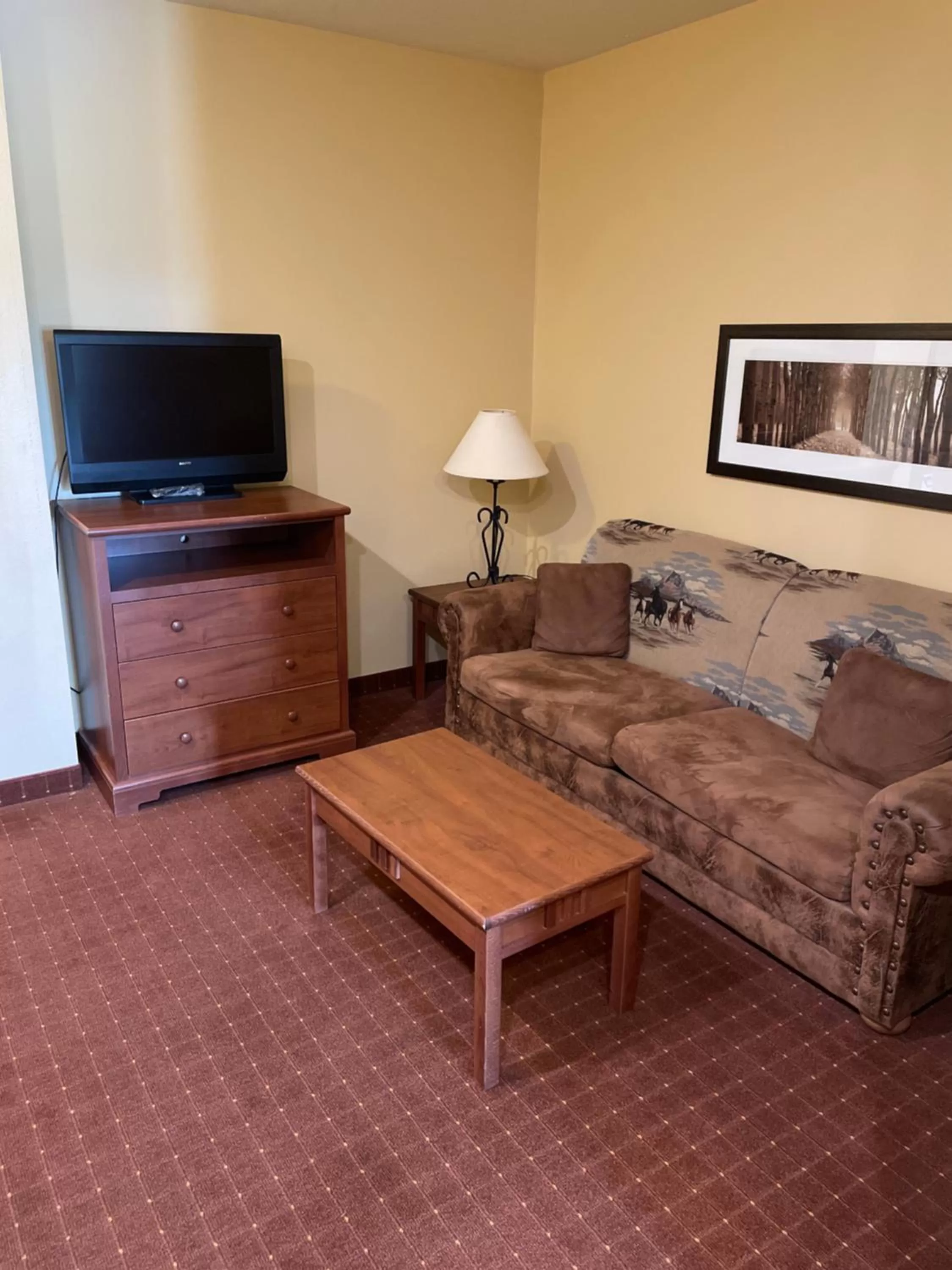 Living room in AmericInn by Wyndham Fargo Medical Center