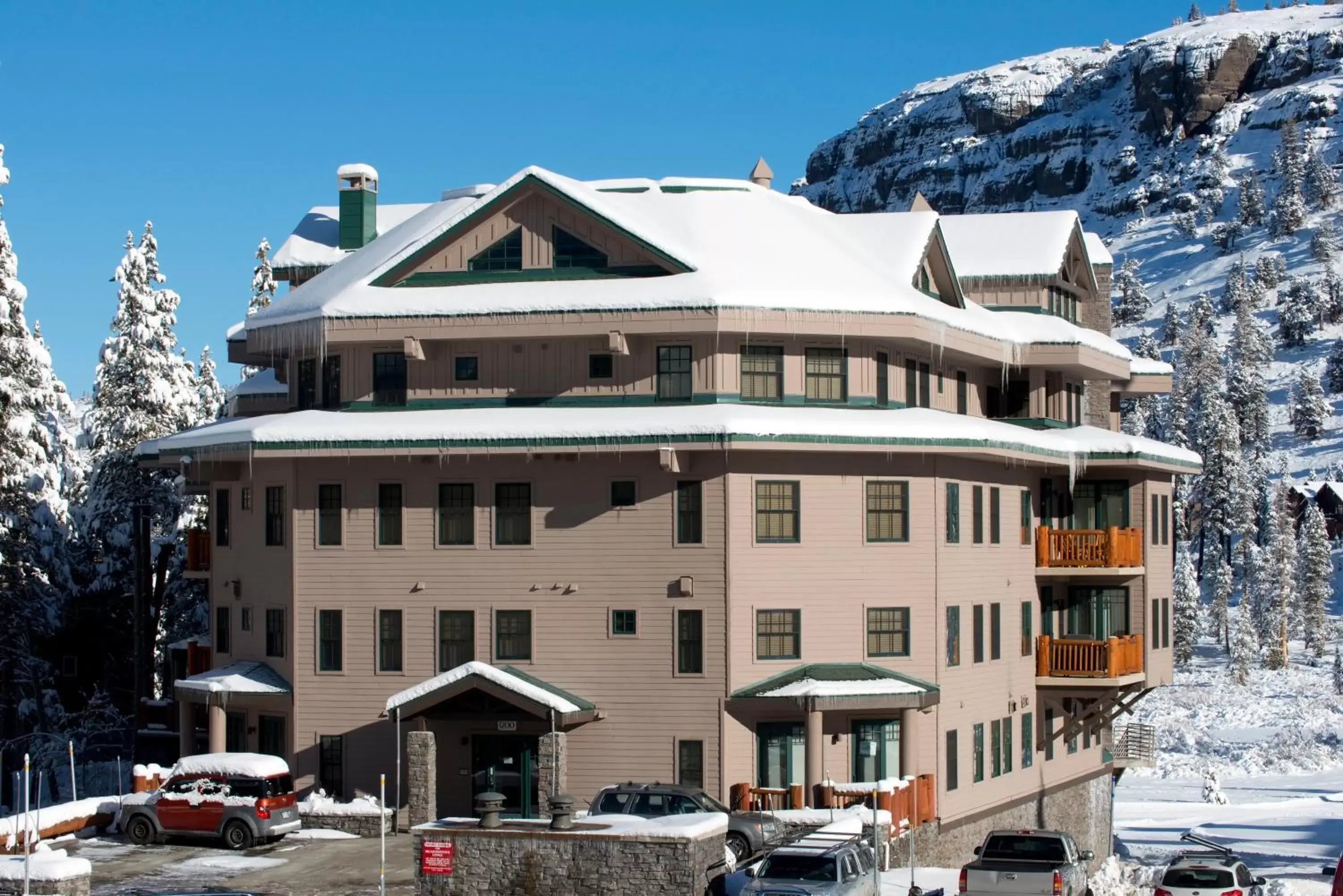 Facade/entrance, Winter in Kirkwood Mountain Resort Properties