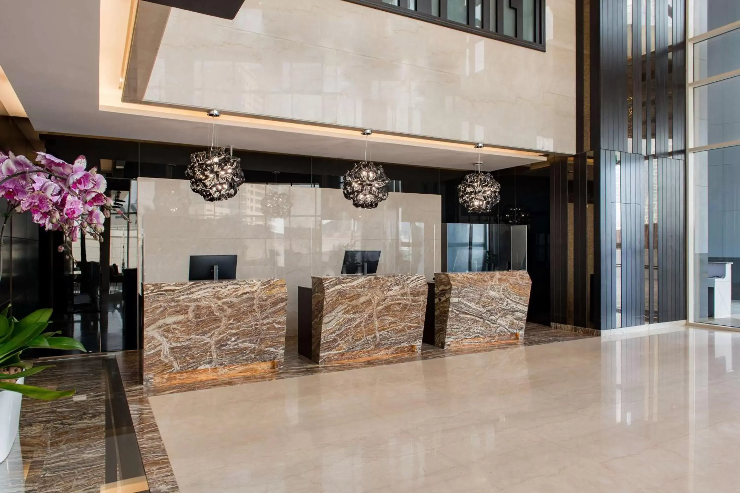 Lobby or reception, Lobby/Reception in Radisson Blu Hotel, Dubai Canal View