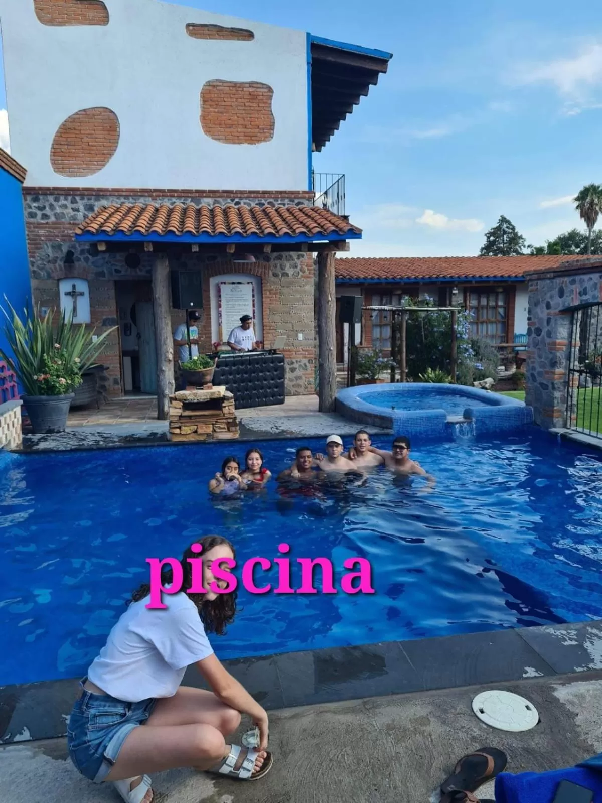 Swimming pool in Hotel Boutique Rincon Sagrado