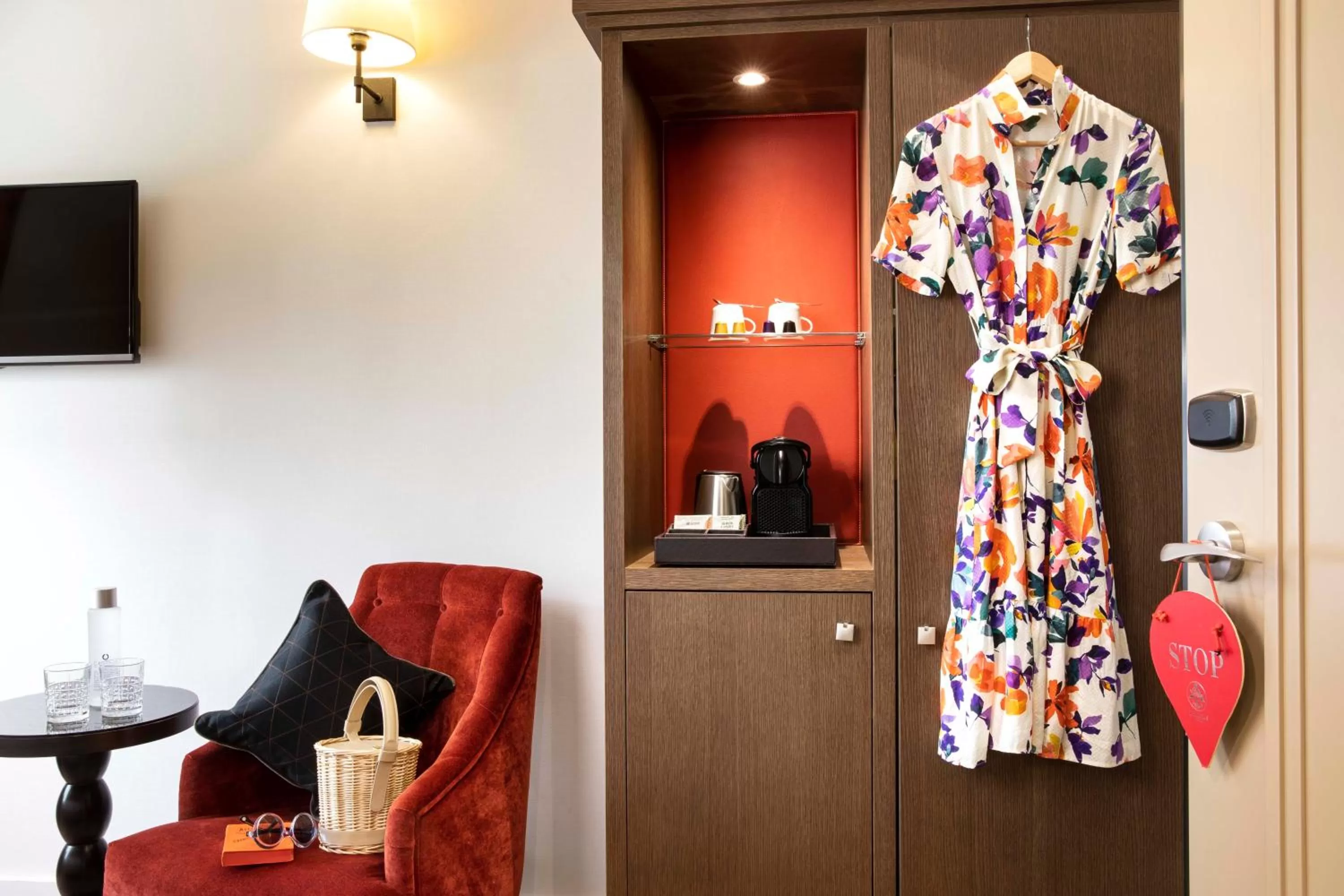 Decorative detail in Hotel Phileas Lazare & Spa - Opera