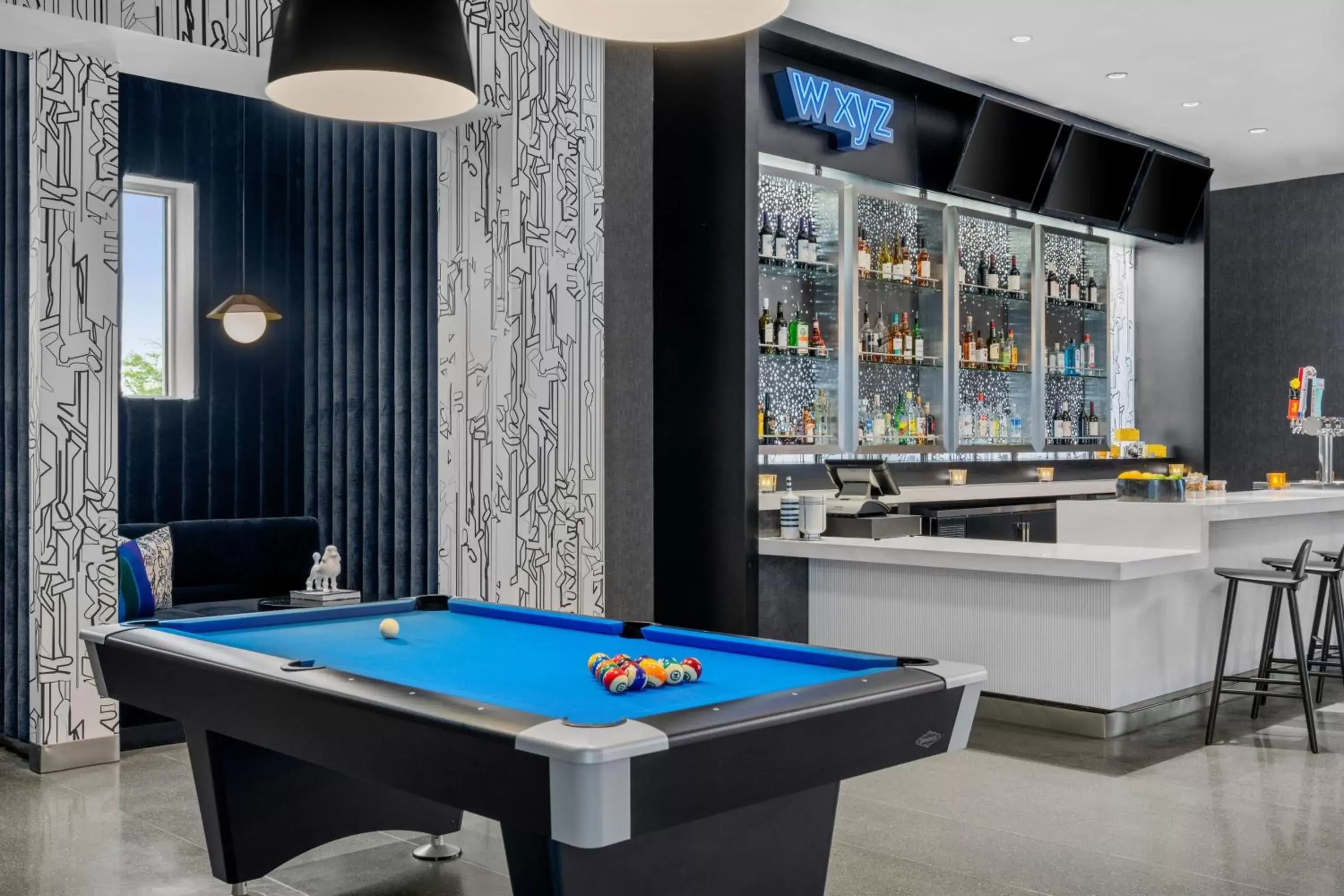 Lounge or bar, Billiards in Aloft Chicago Schaumburg