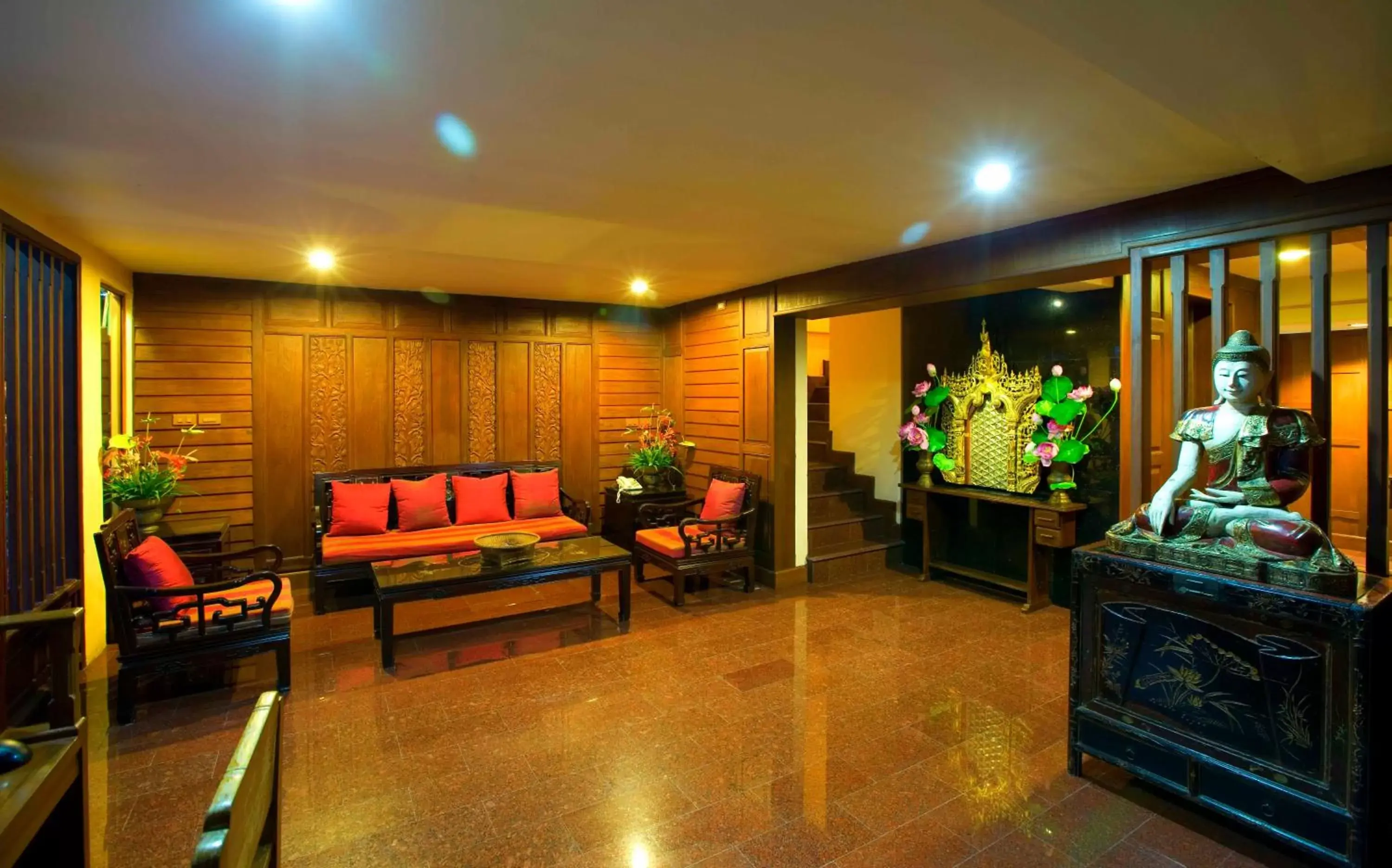 Property building, Lobby/Reception in Lamphu Tree House Boutique Hotel