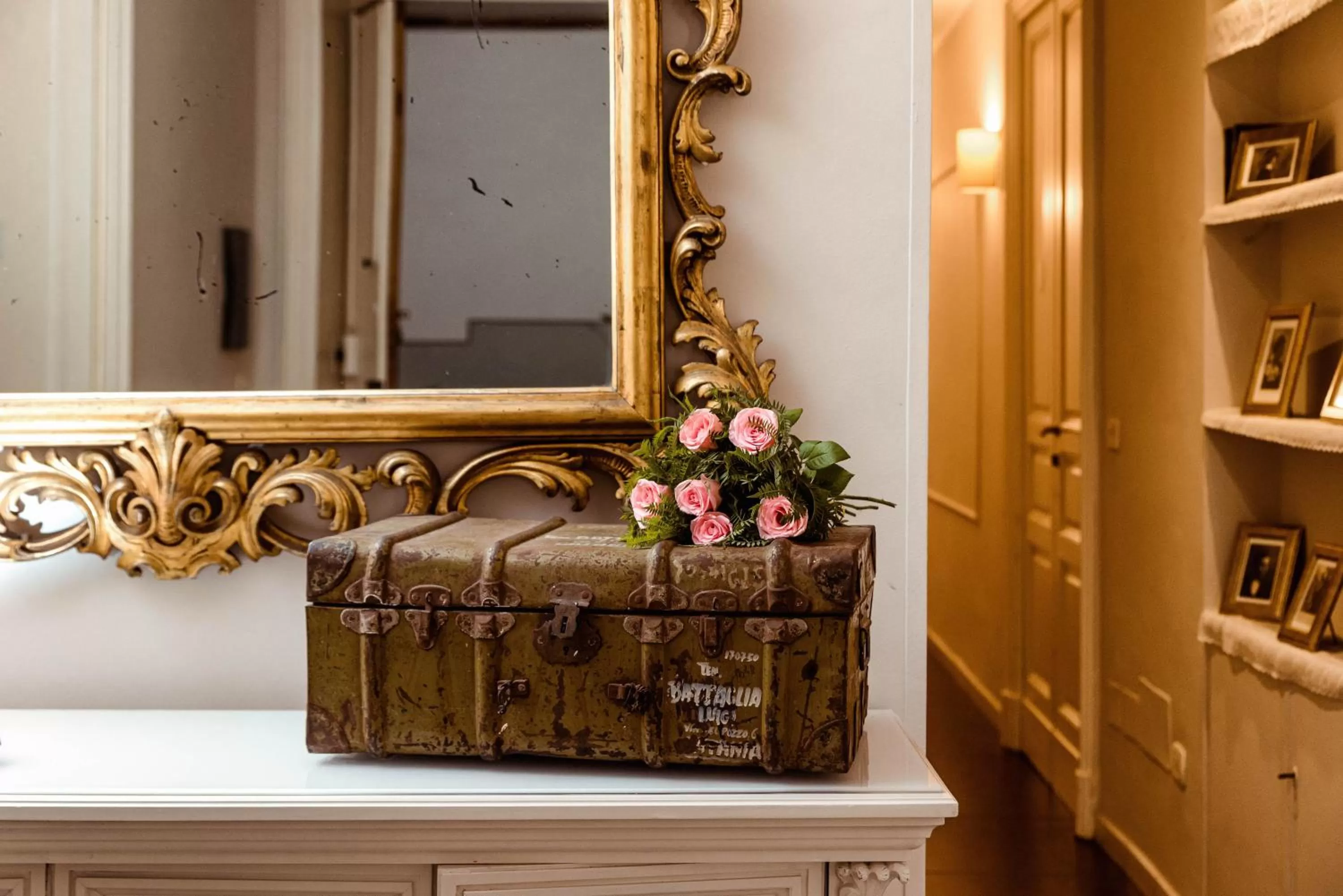 Decorative detail in B&B Palazzo Cerami