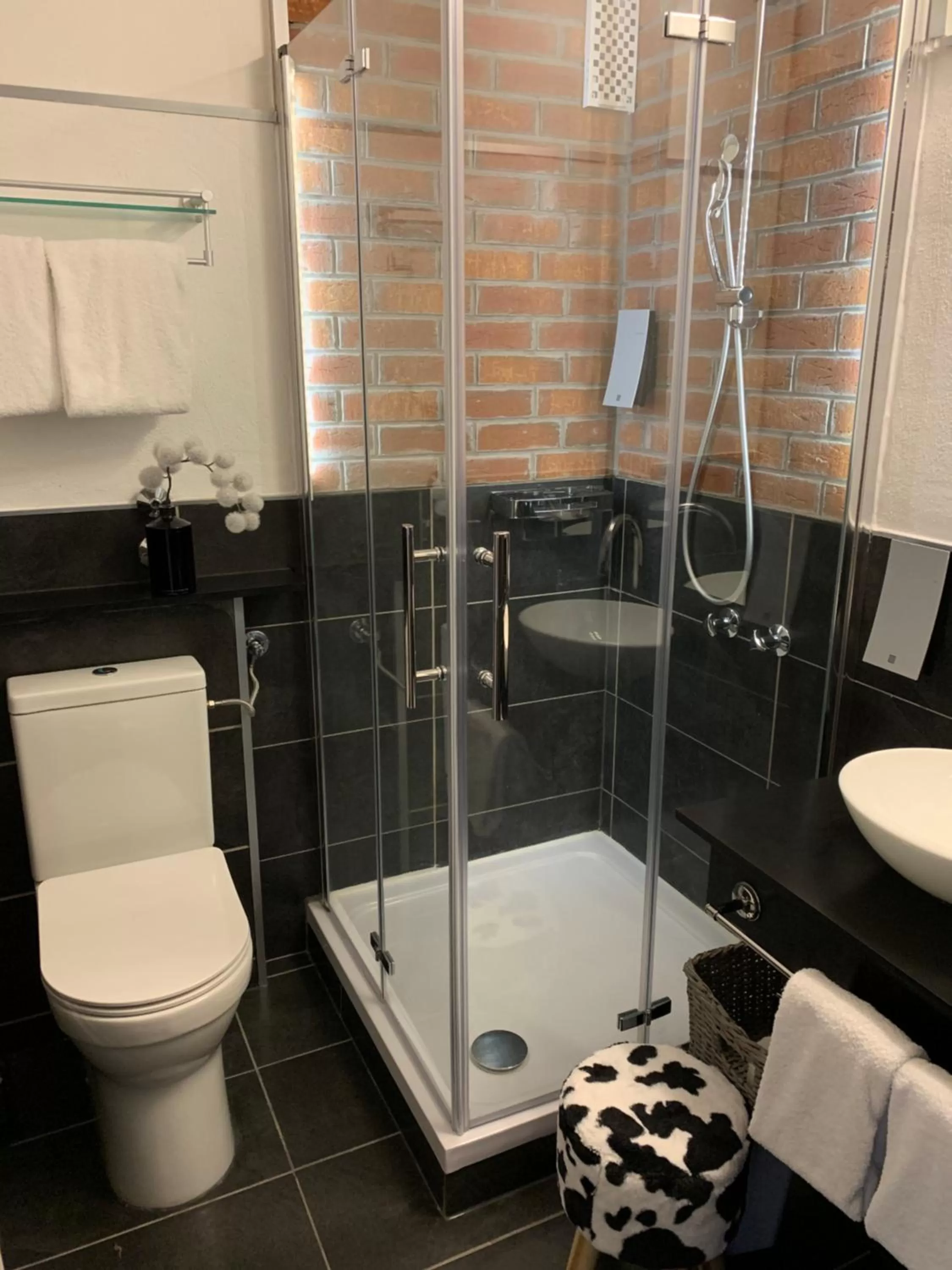 Shower in Hotel Lindenhof