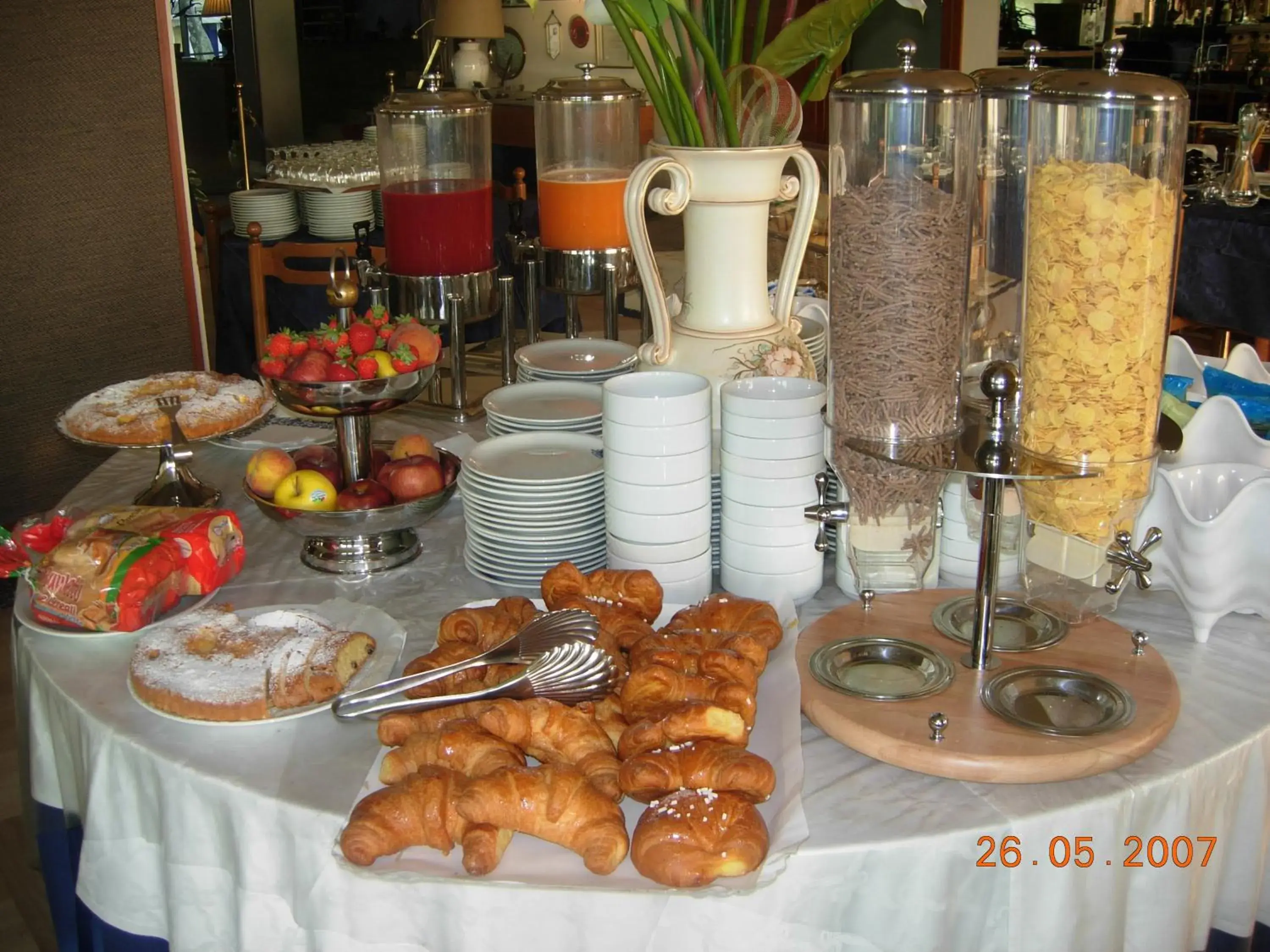 Continental breakfast in Hotel San Francisco Spiaggia