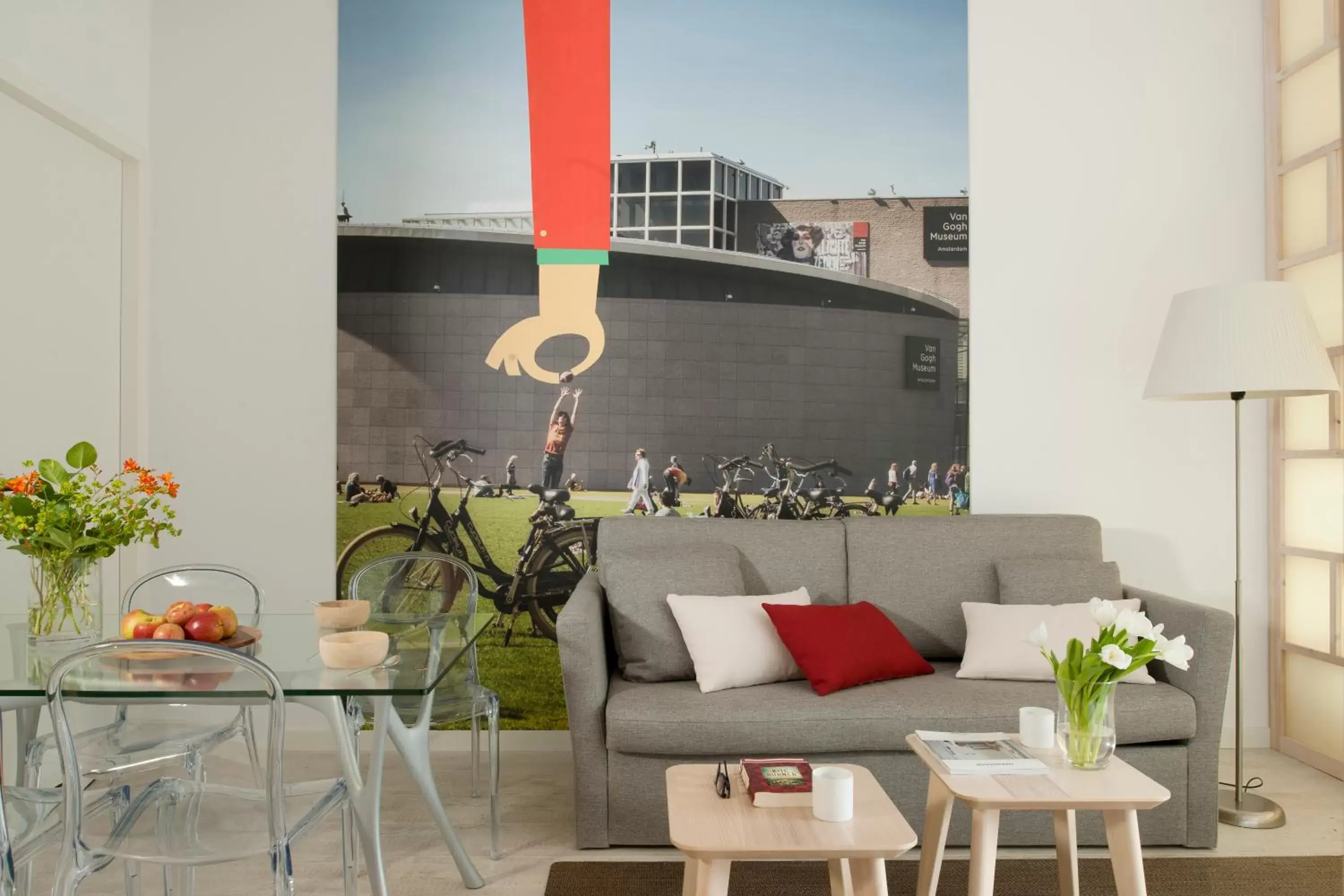 Living room, Patio/Outdoor Area in Eric Vökel Boutique Apartments - Amsterdam Suites