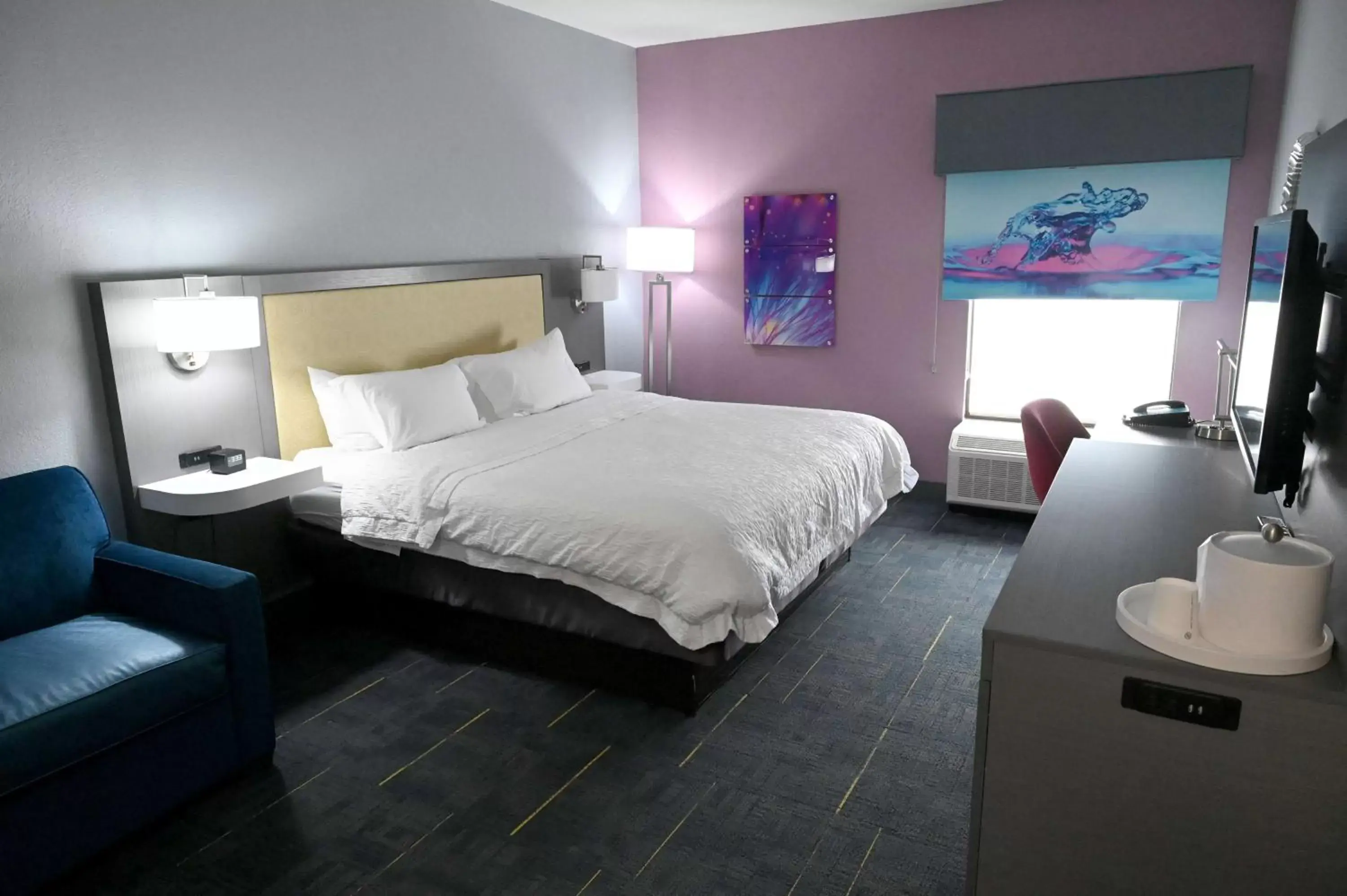 Bedroom, Bed in Hampton Inn Valdosta/Lake Park Area