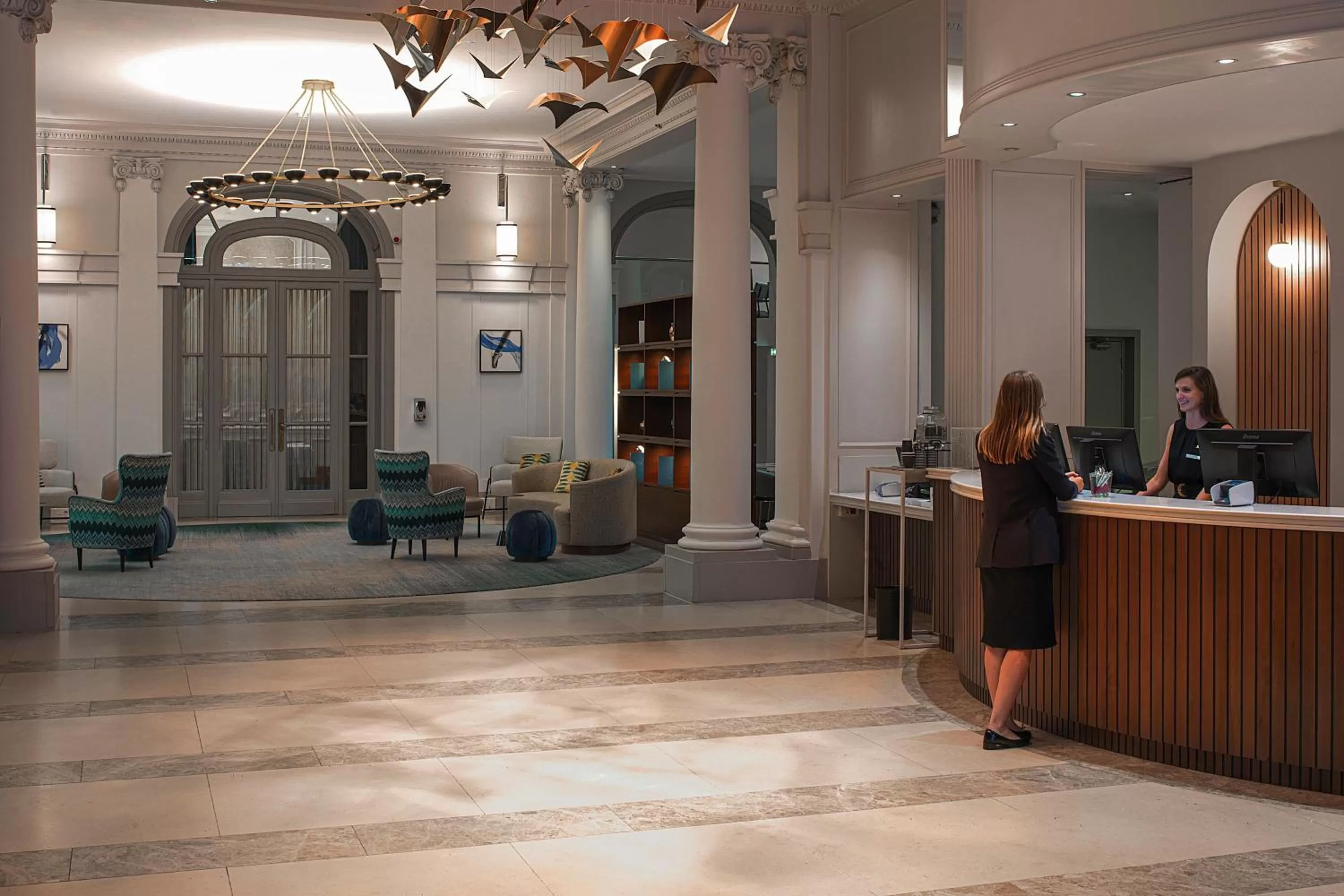 Lobby or reception in Paris Marriott Opera Ambassador Hotel