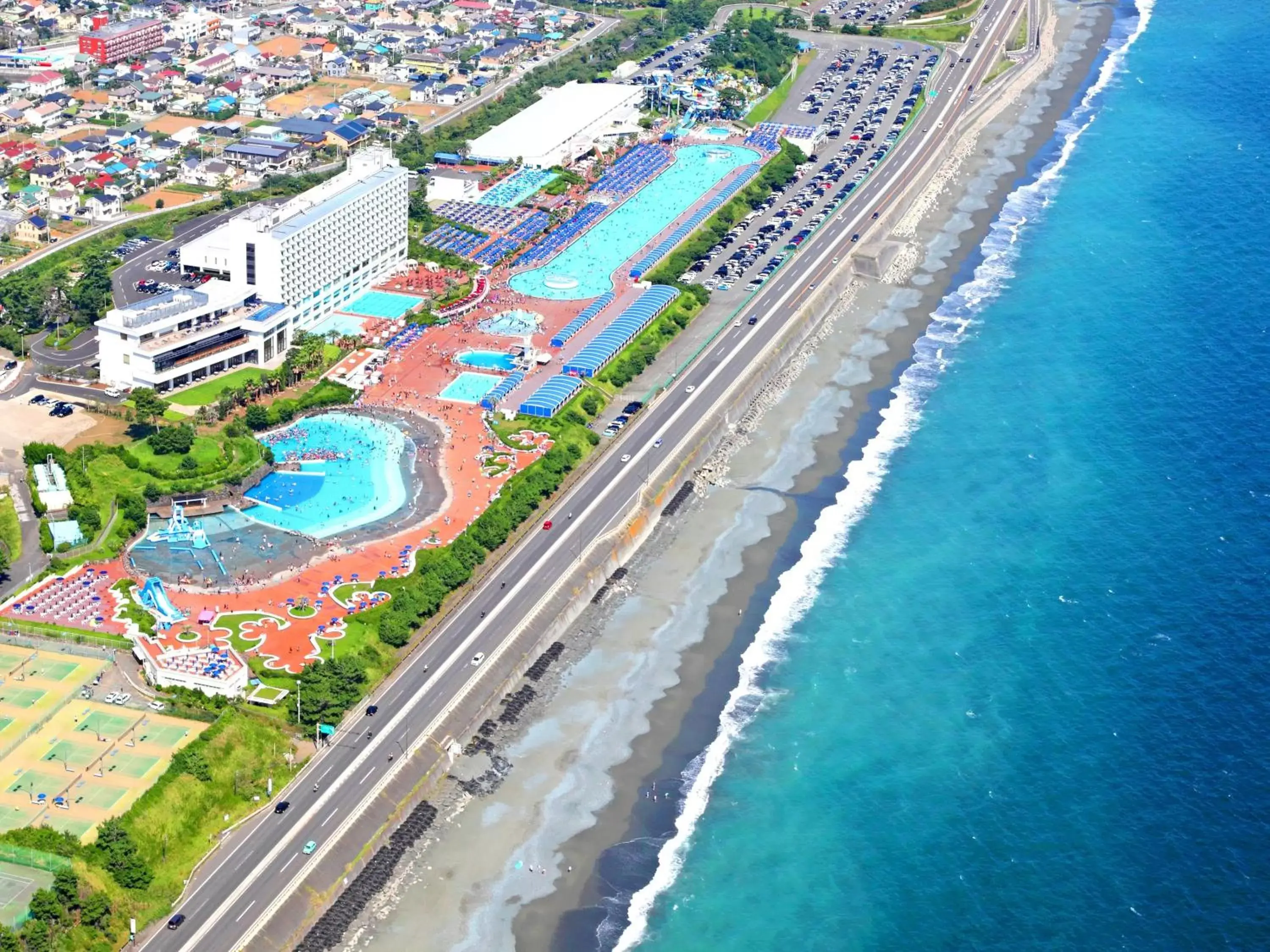 Property building, Bird's-eye View in Oiso Prince Hotel