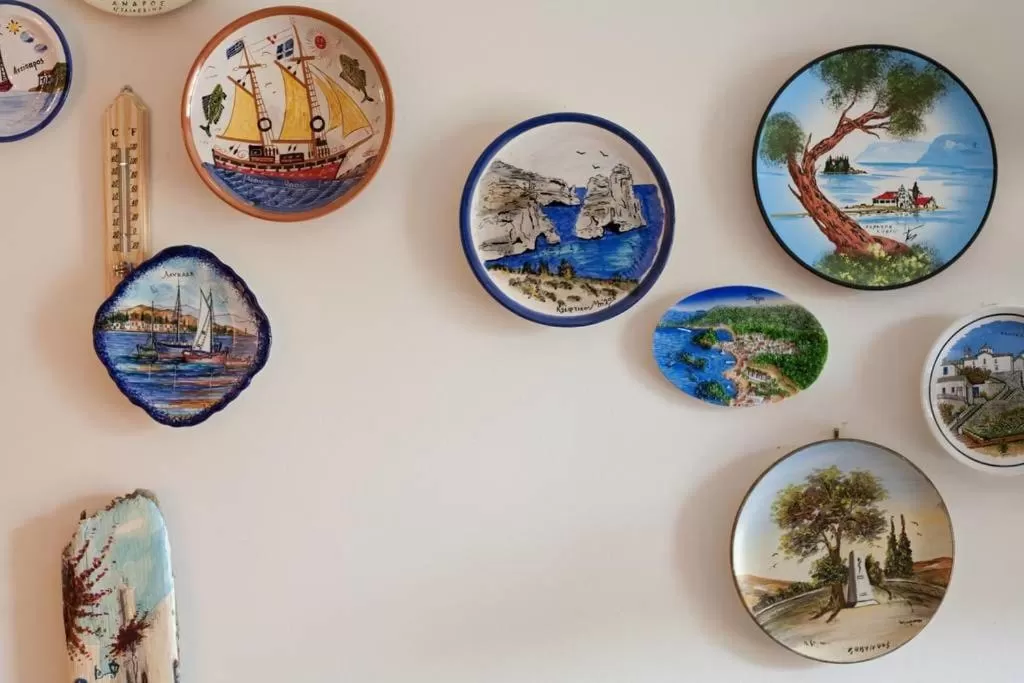 Decorative detail in Veggie Garden Athens B&B