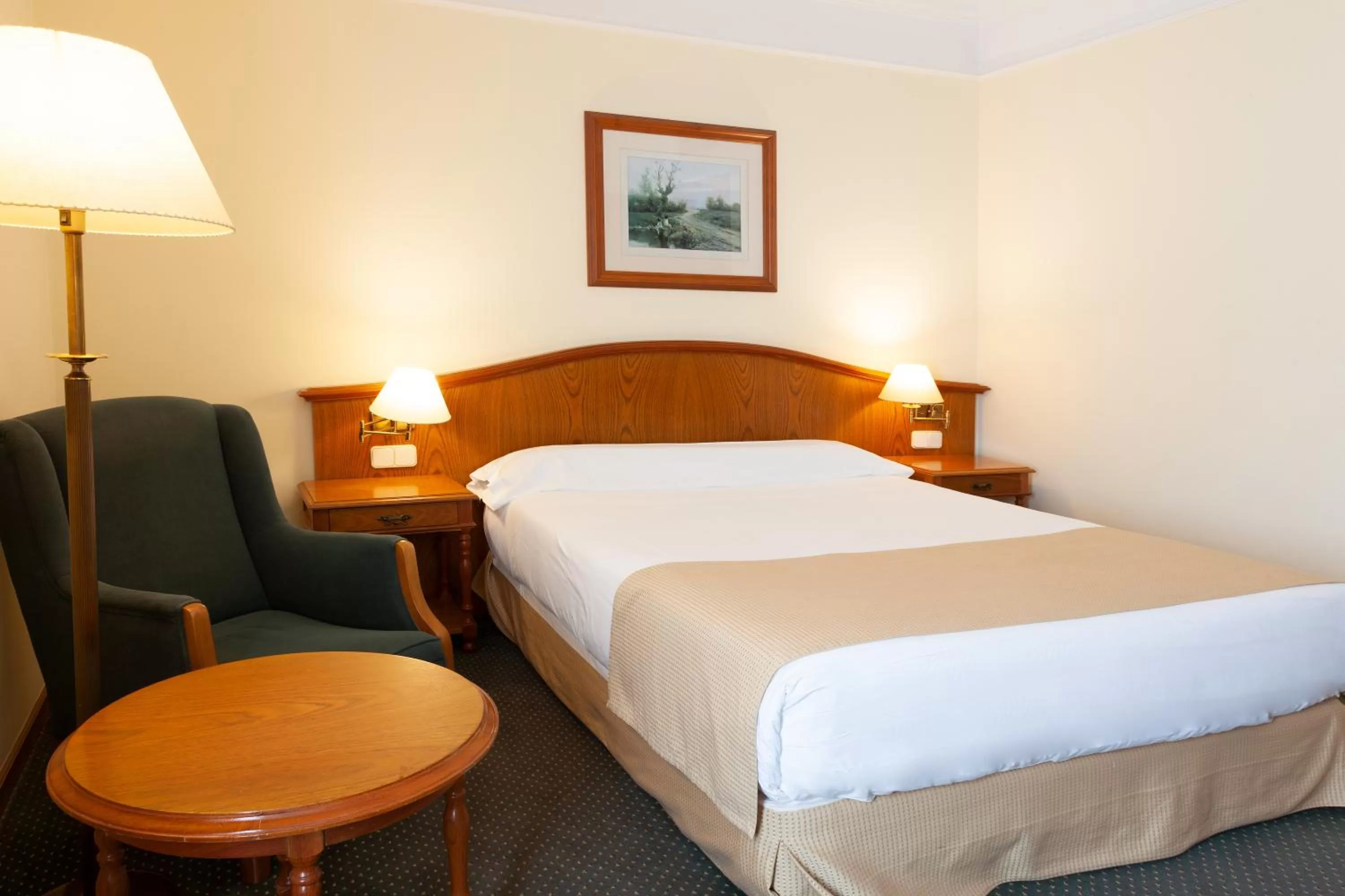 Bedroom, Bed in Hotel Hoyuela