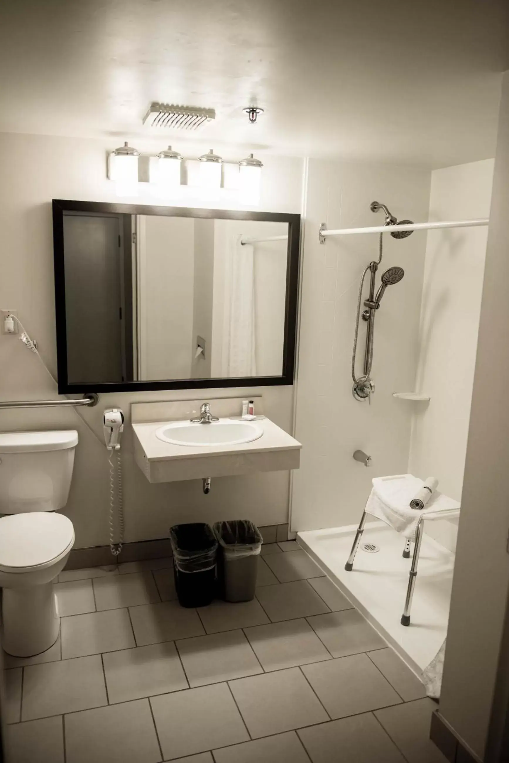 Shower, Bathroom in Travelodge Suites by Wyndham Moncton