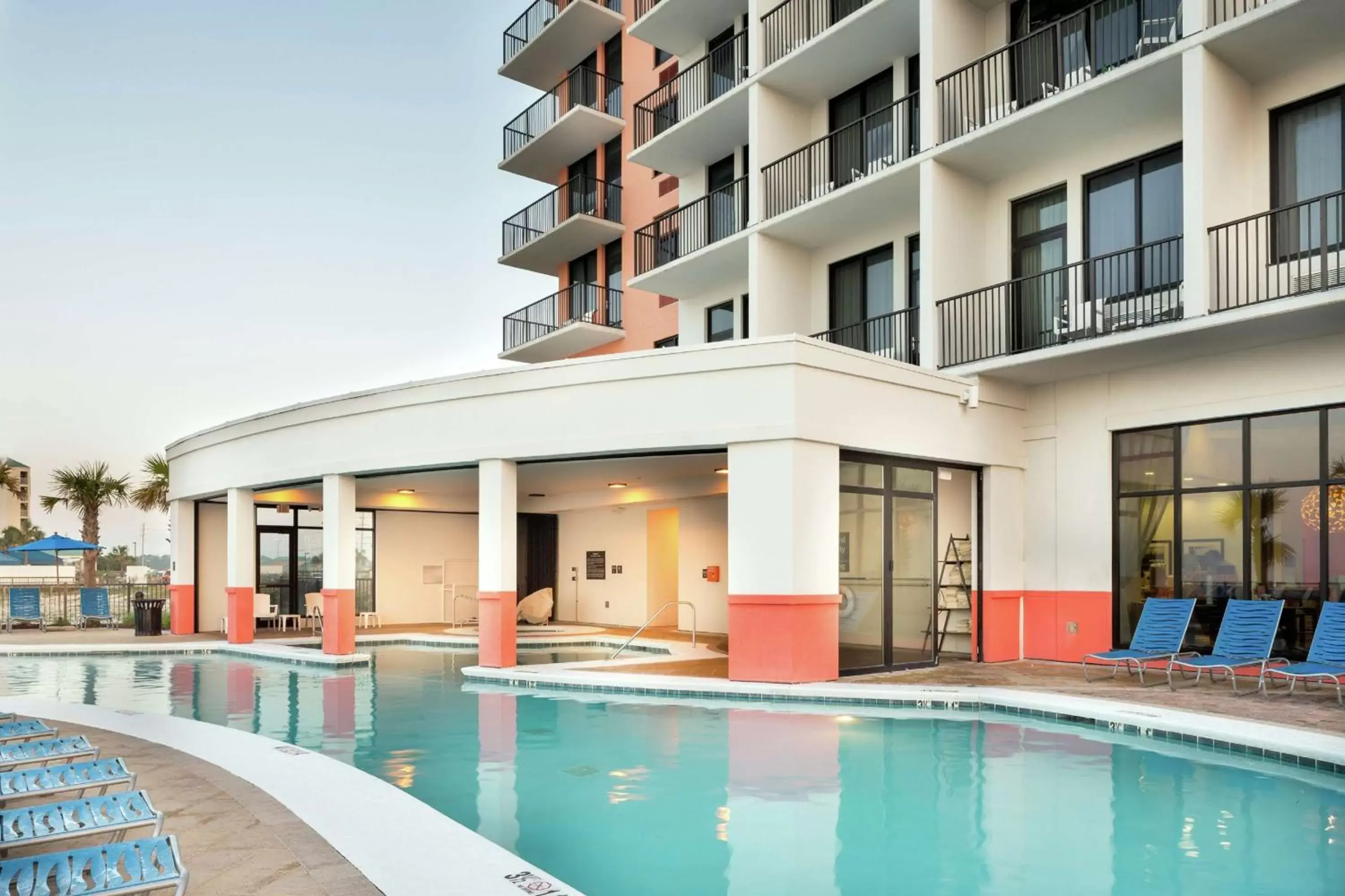 Pool view, Property Building in Hampton Inn & Suites - Orange Beach