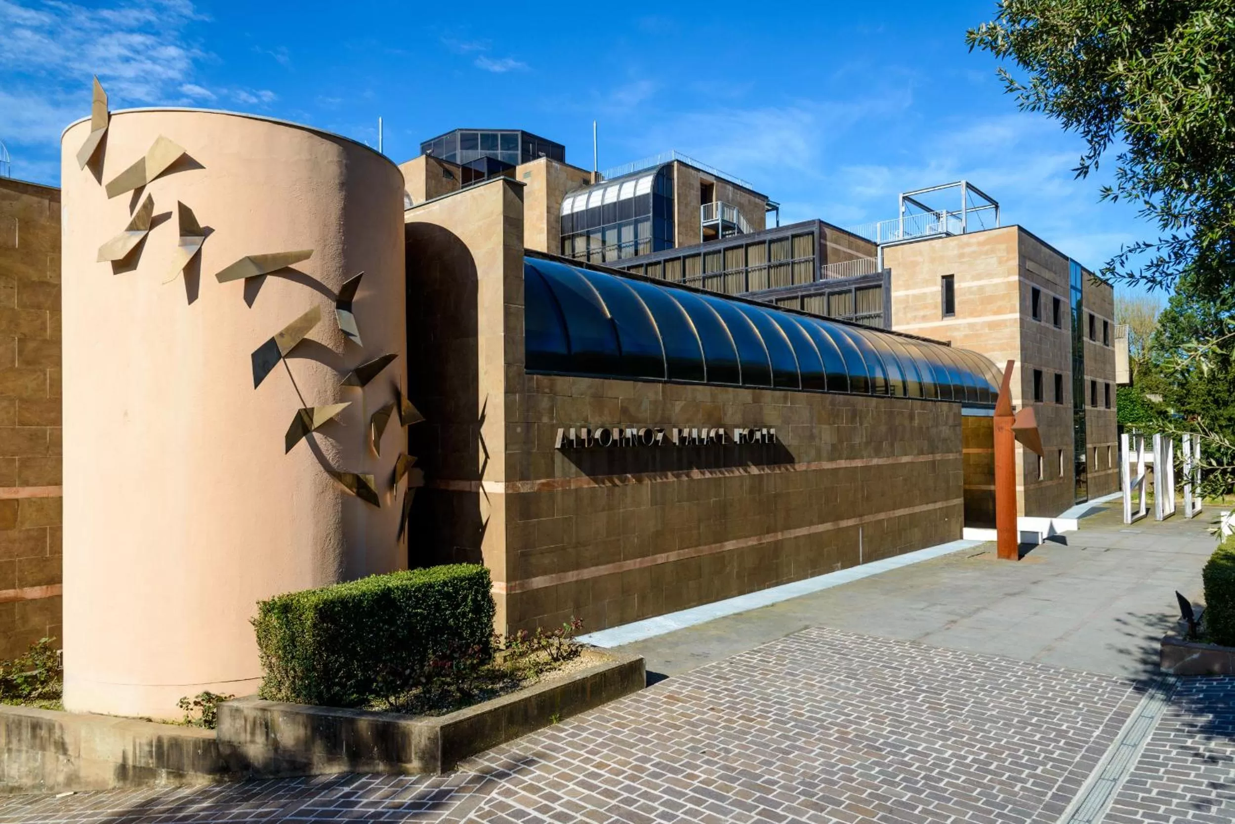 Facade/entrance in Albornoz Palace Hotel