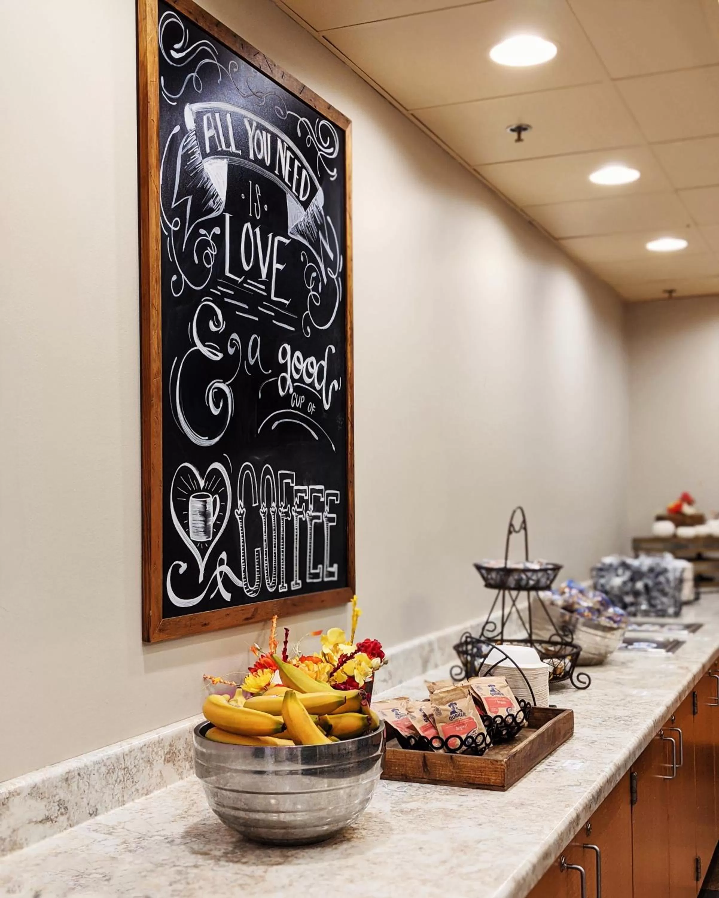 Continental breakfast in Centerstone Plaza Hotel Soldiers Field - Mayo Clinic Area