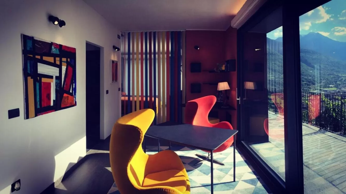 Living room in Cà Rossa #panoramic suite