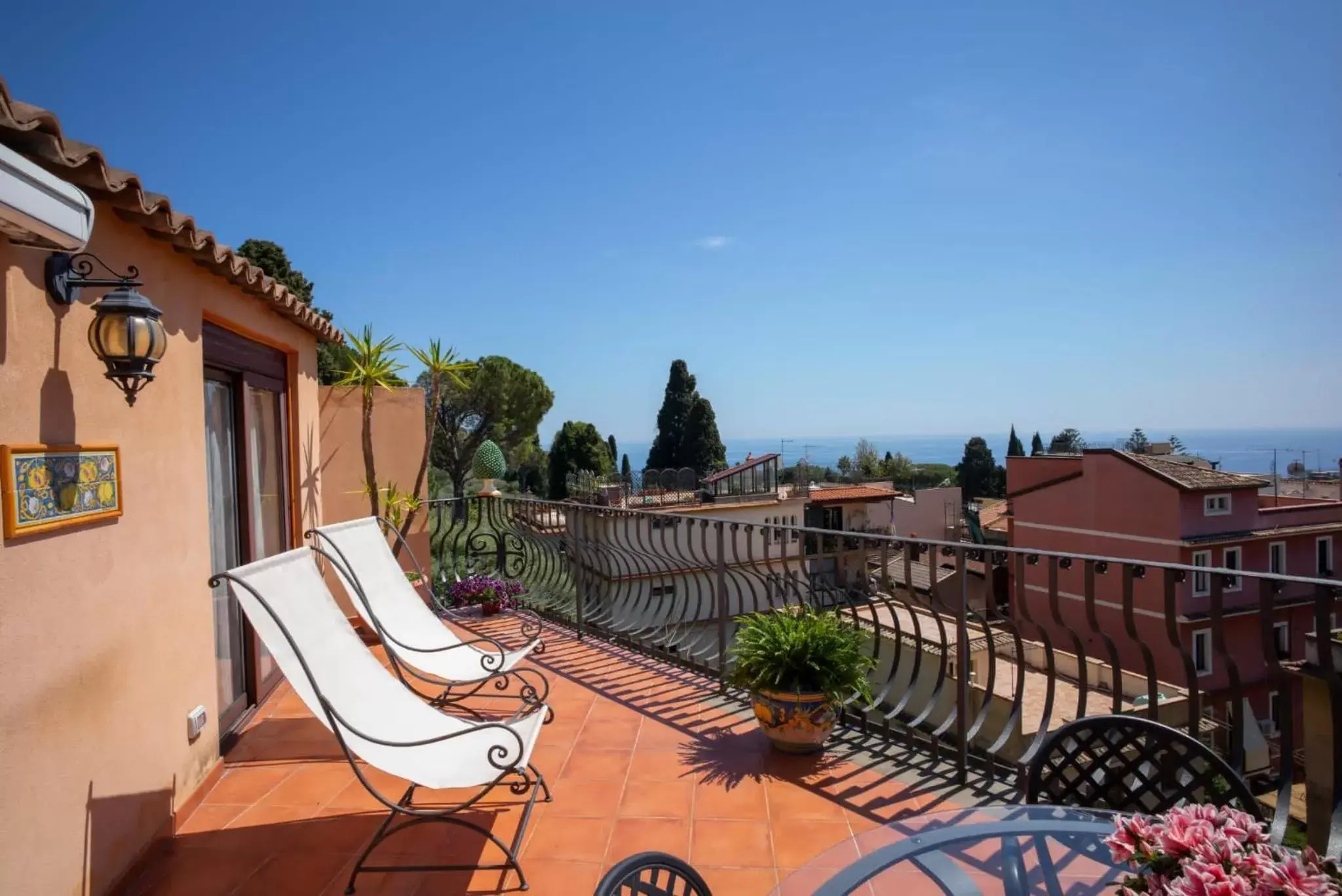 Balcony/Terrace in B&B RE TANCREDI