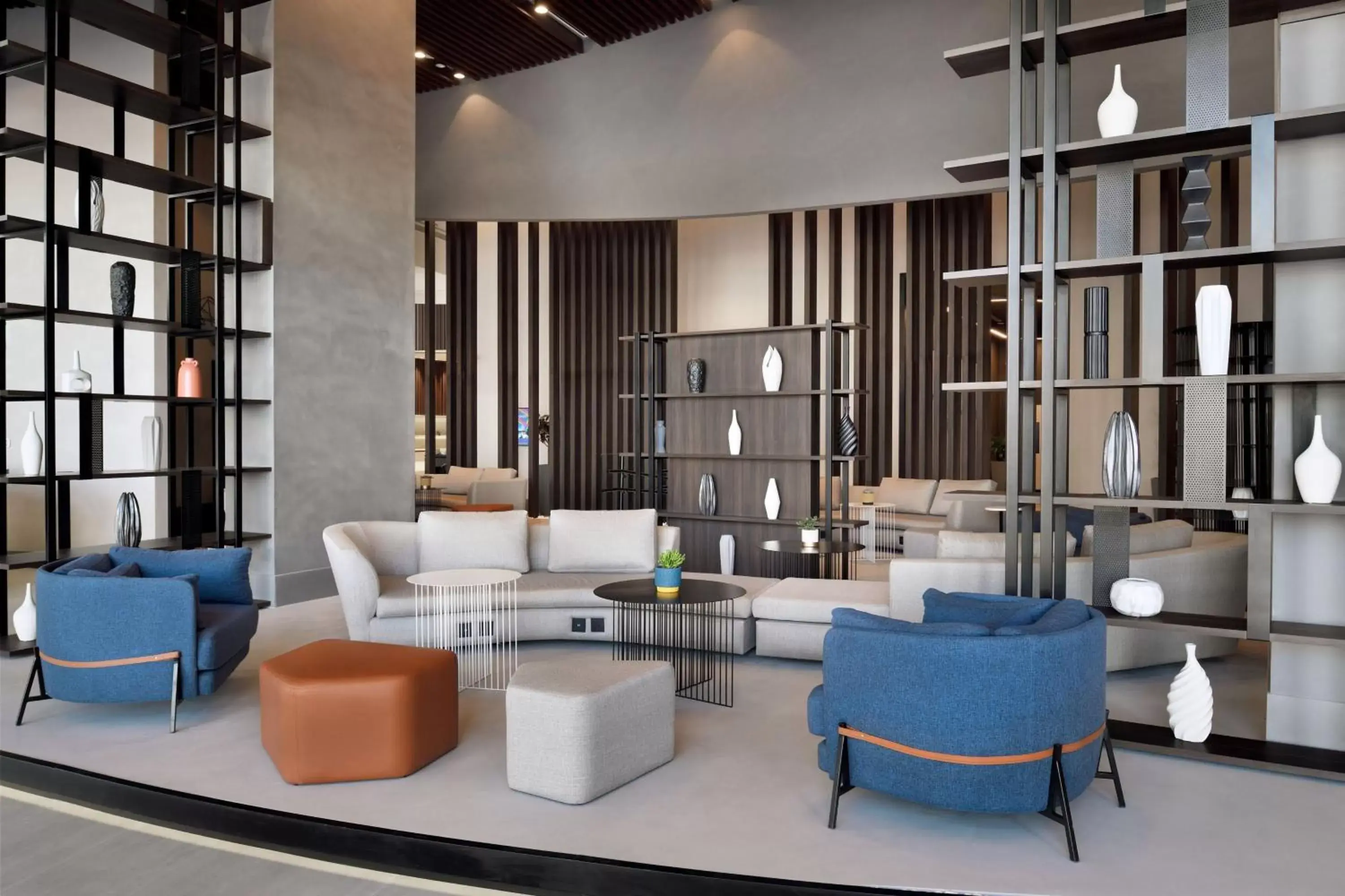 Lobby or reception, Lounge/Bar in Courtyard by Marriott World Trade Centre, Dubai