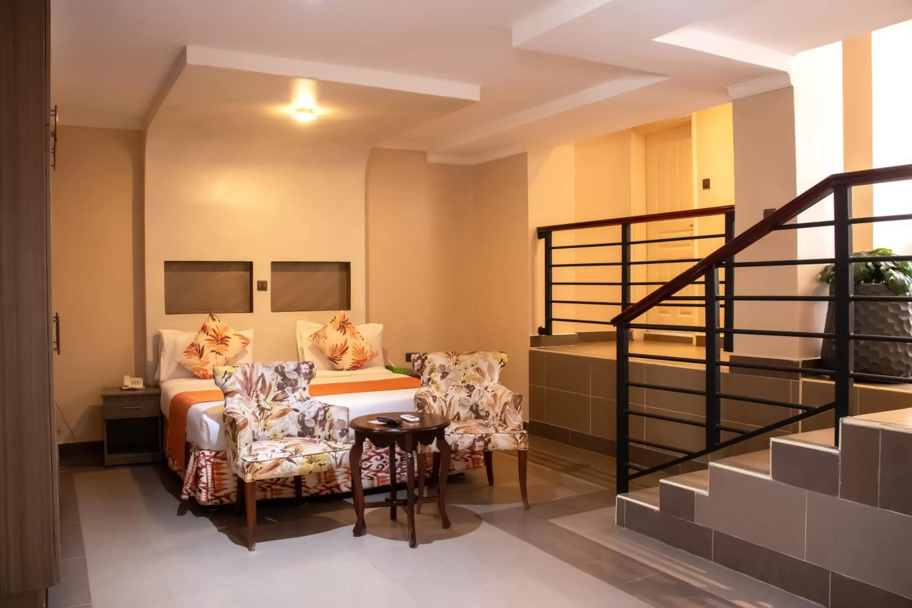 Bed in Hotel Waterbuck