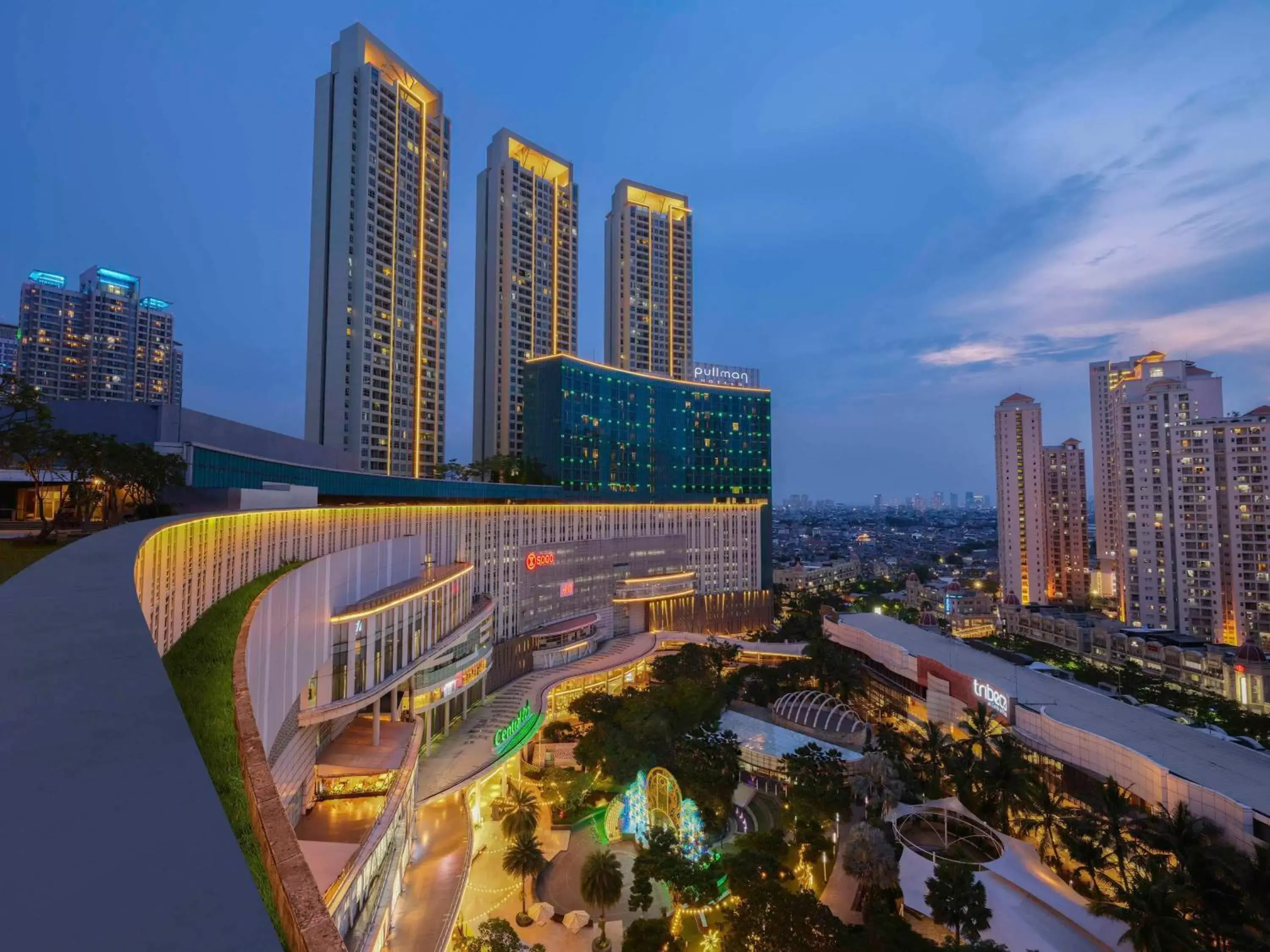 Property building in Pullman Jakarta Central Park Hotel