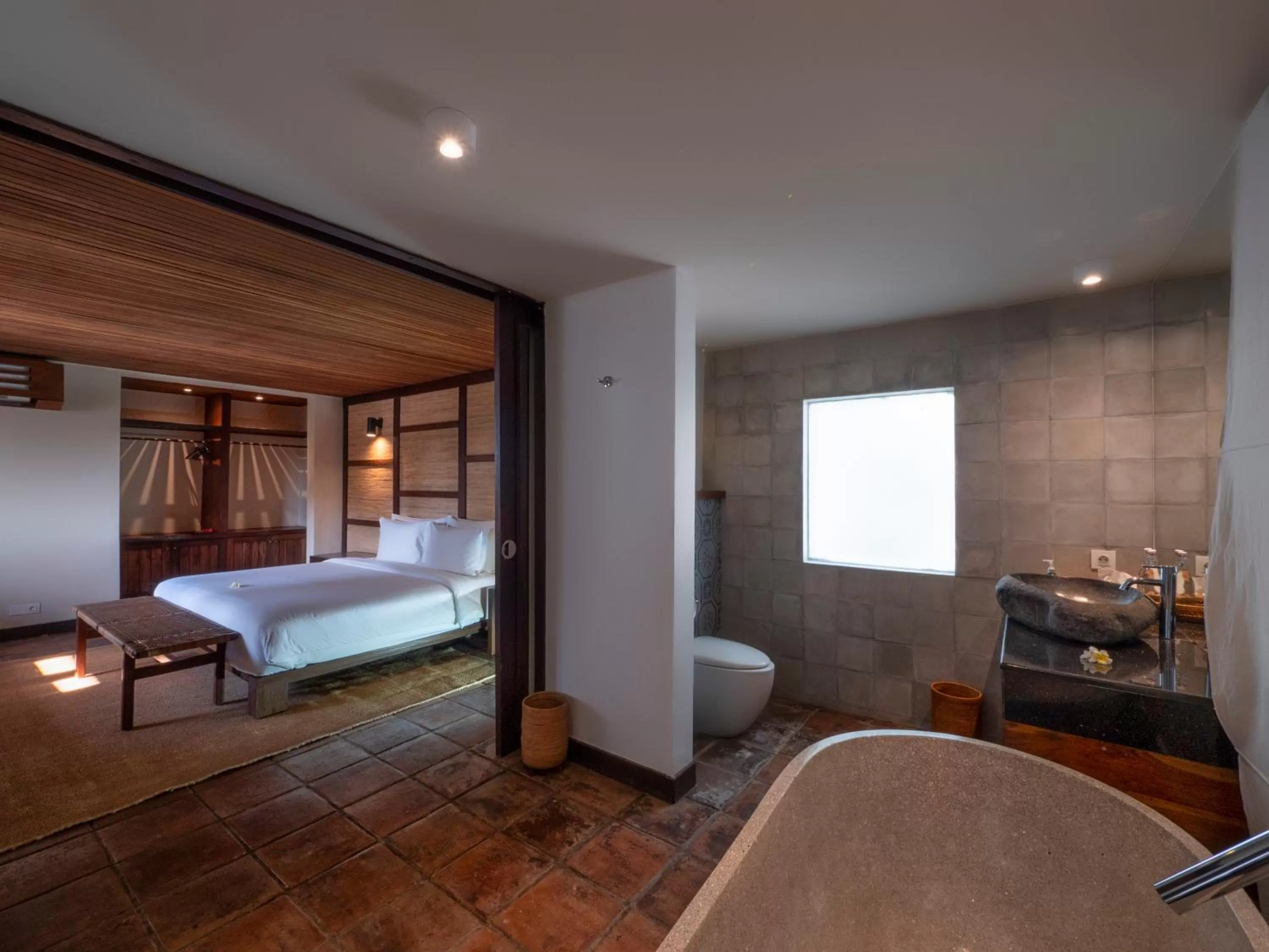 Bed in Jeeva Klui Resort