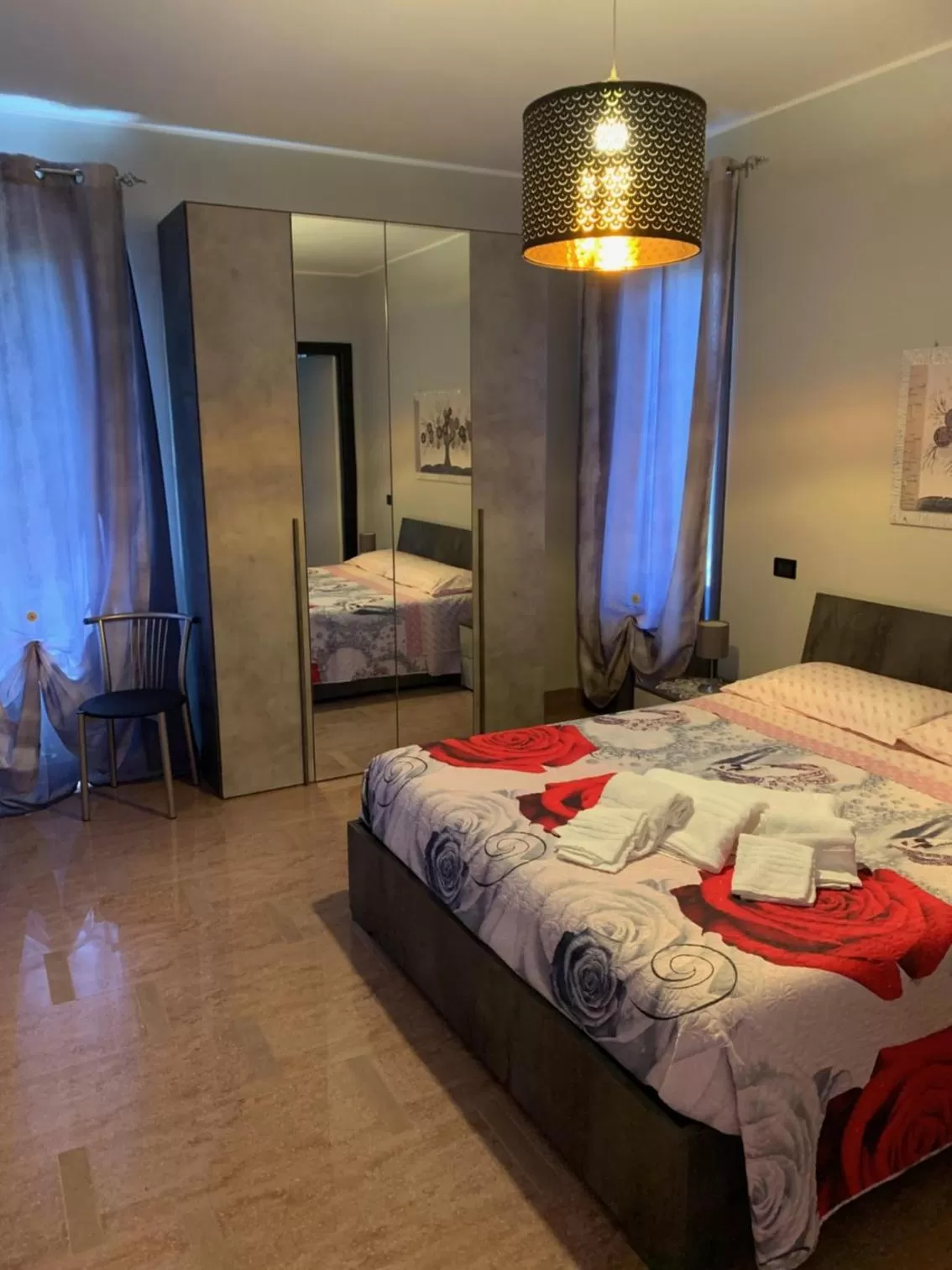 Bed in B & B Villa Fiorella