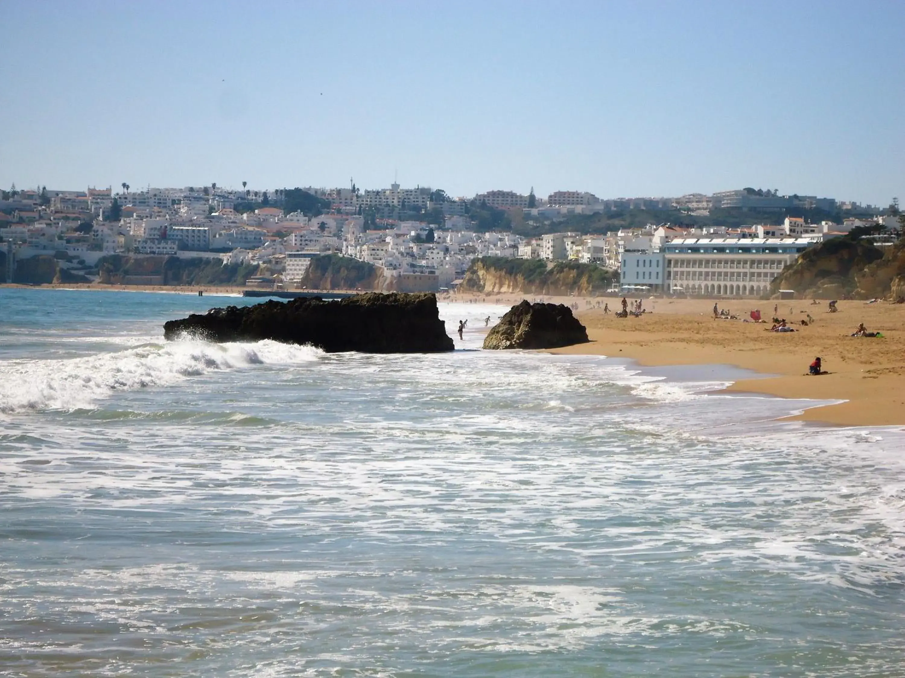 Beach in Albufeira Beach Hotel by Kavia