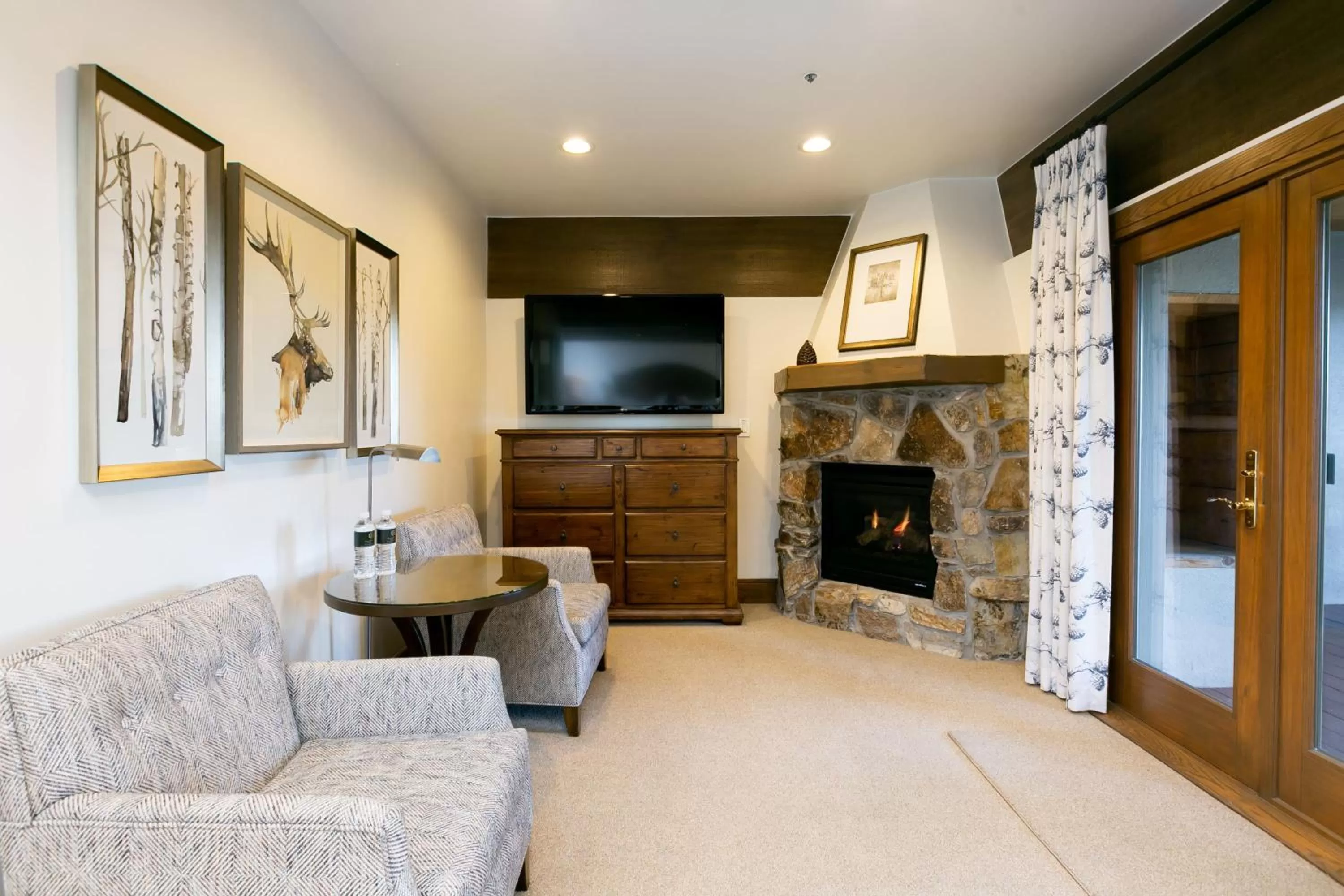 Seating area in Stein Eriksen Lodge Deer Valley