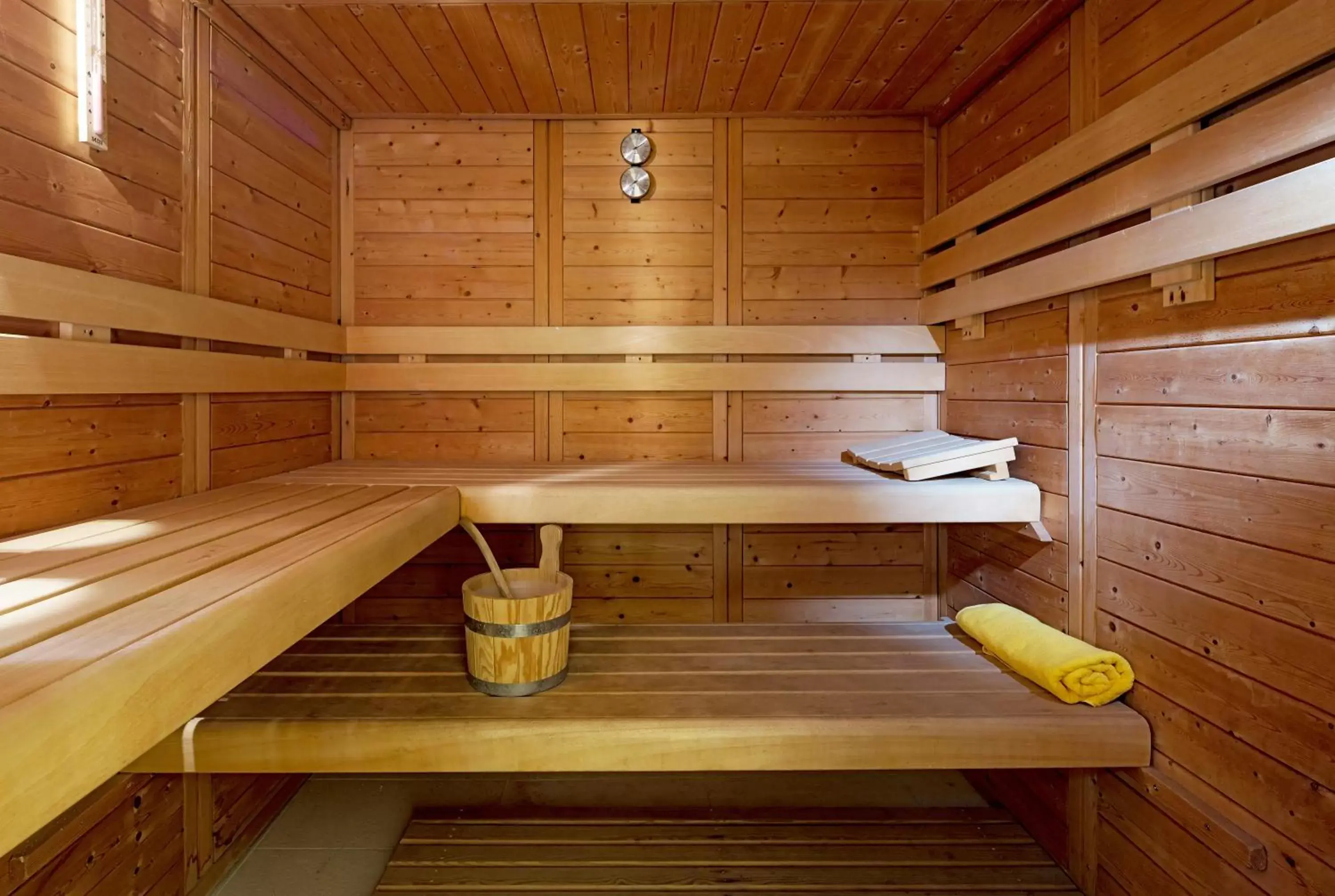 Sauna in Theoxenia House Hotel