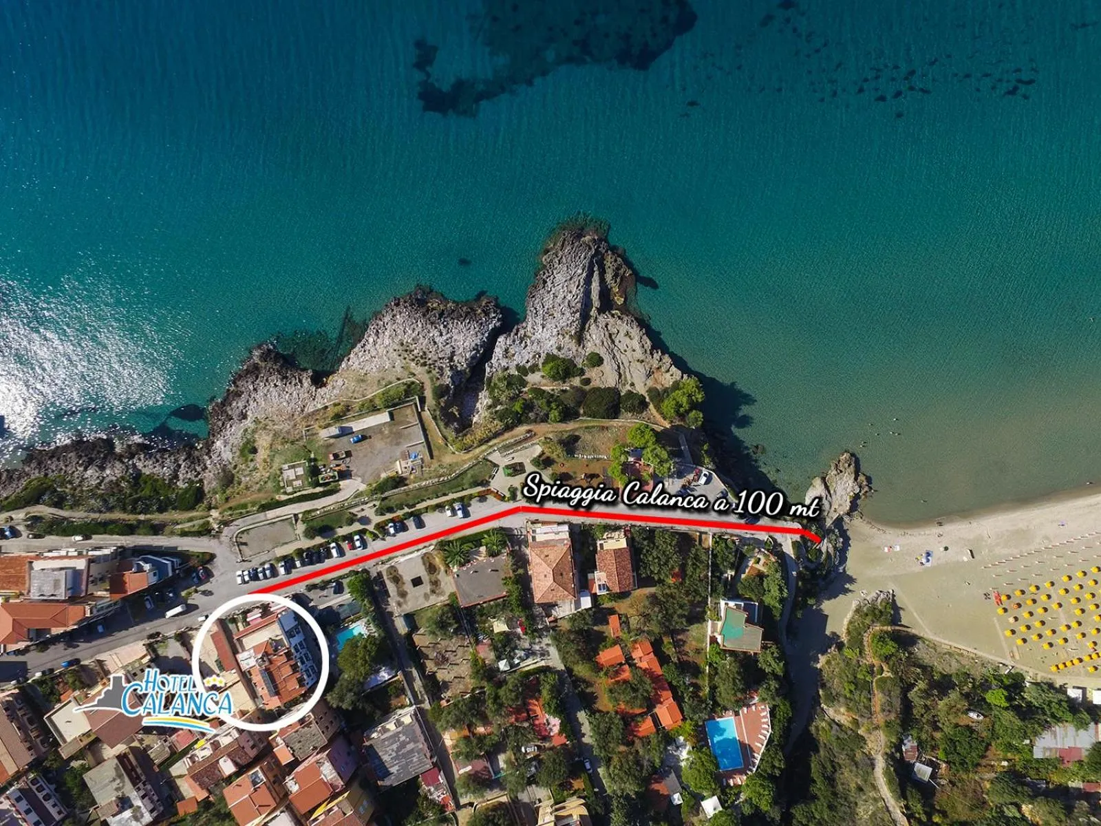 Nearby landmark in Hotel Calanca