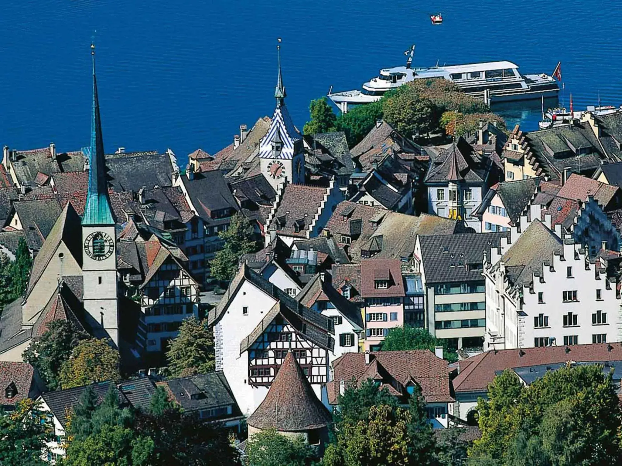 Bird's eye view, Bird's-eye View in Parkhotel Zug