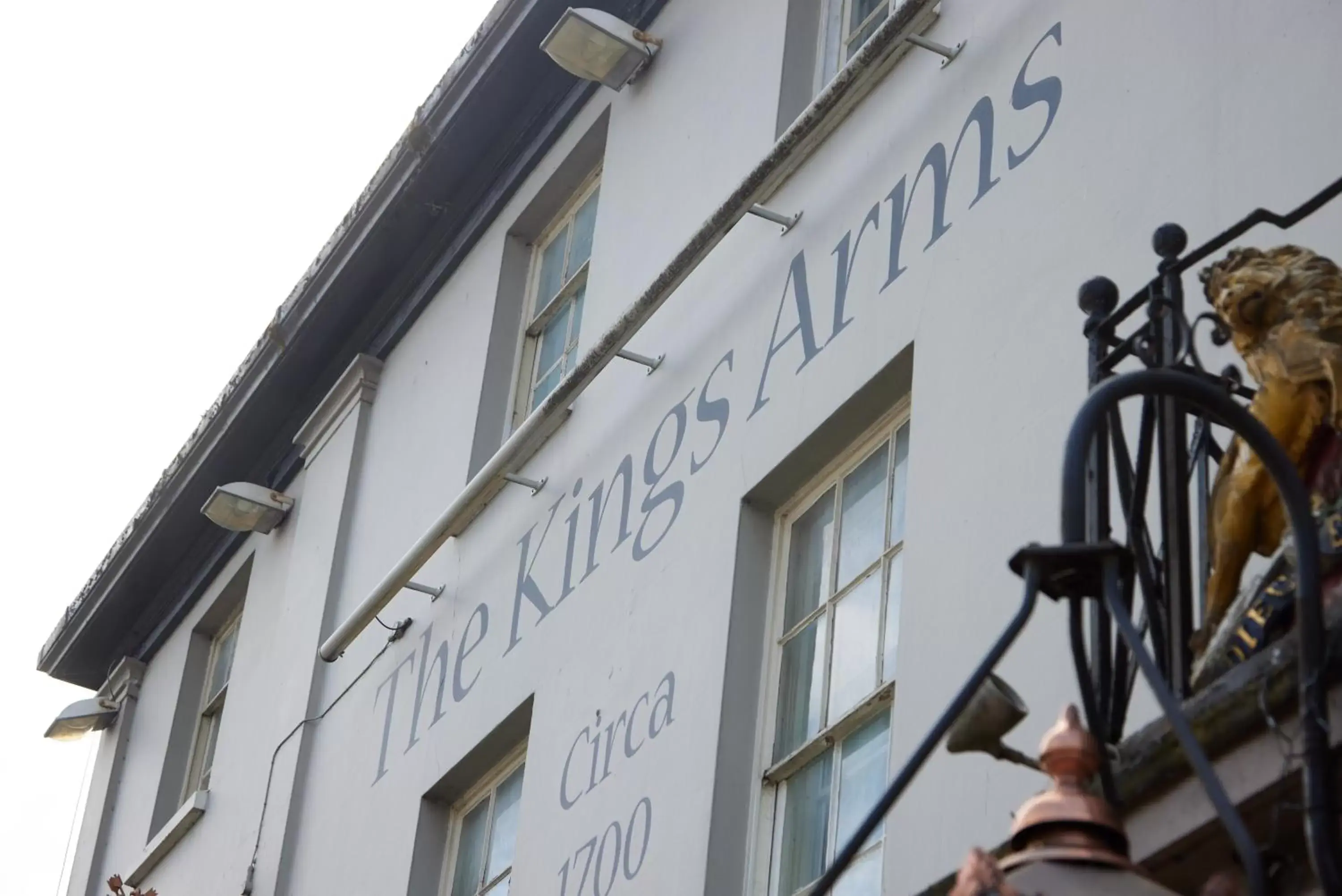 Property building, Property Logo/Sign in Kings Arms Hotel by Greene King Inns