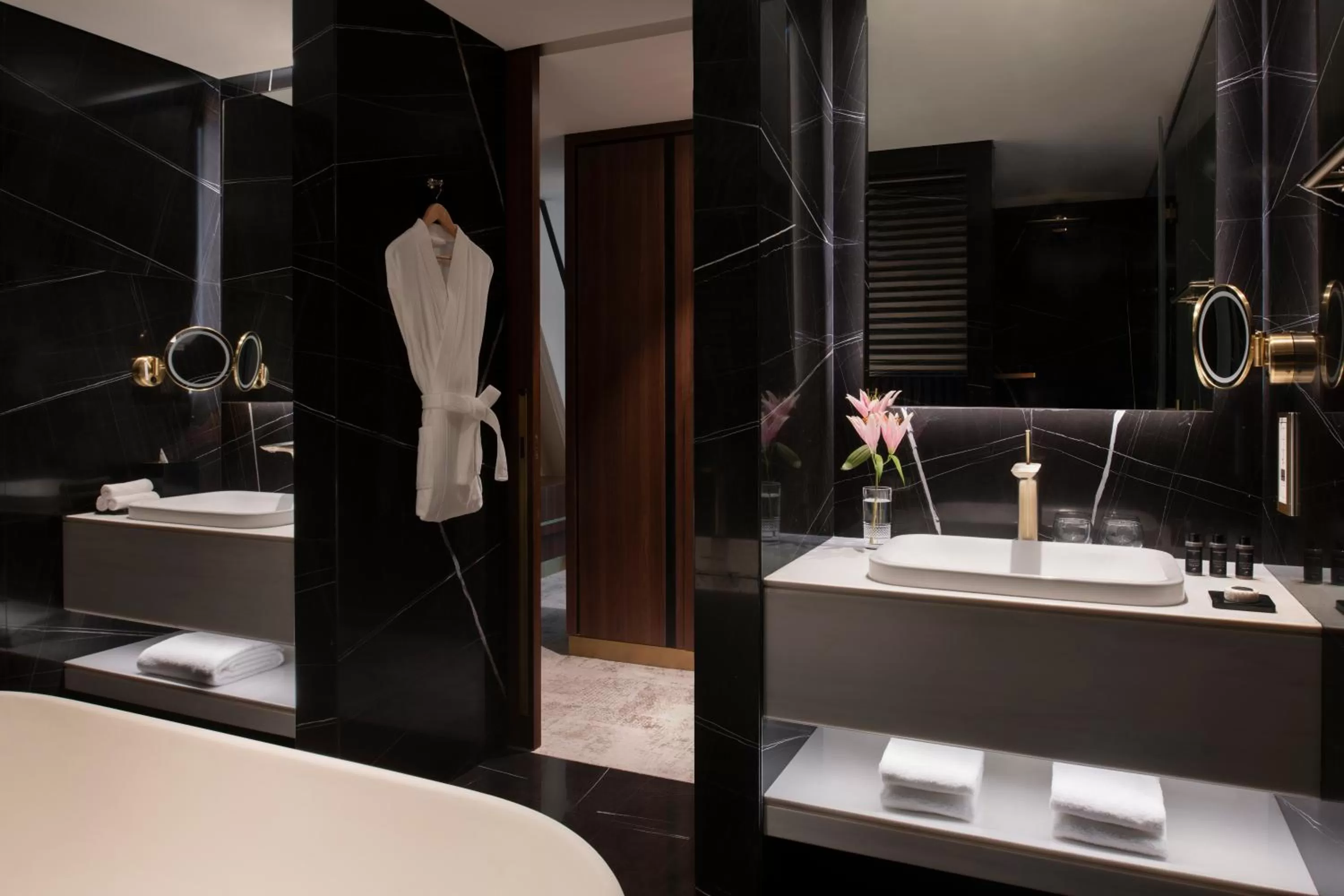 Bathroom in Steigenberger Hotel Doha