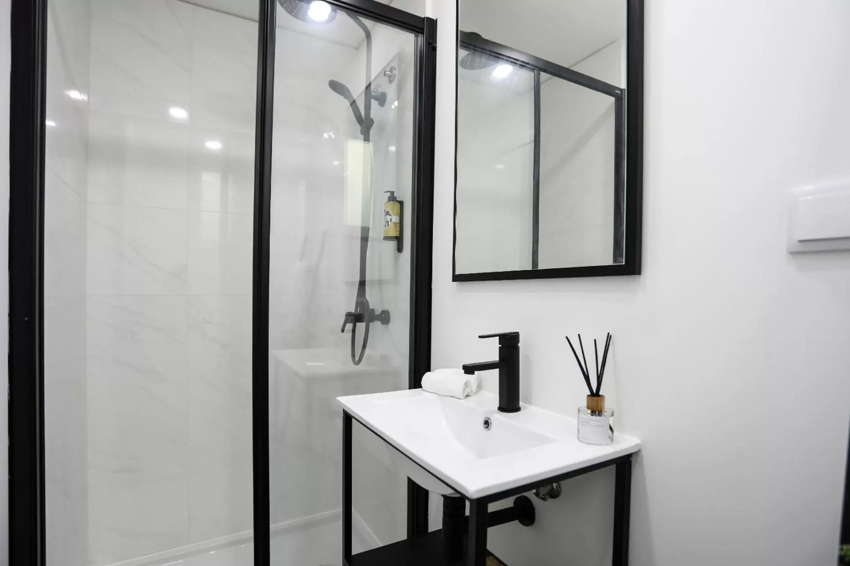 Shower, Bathroom in Loios Studios and Apartments