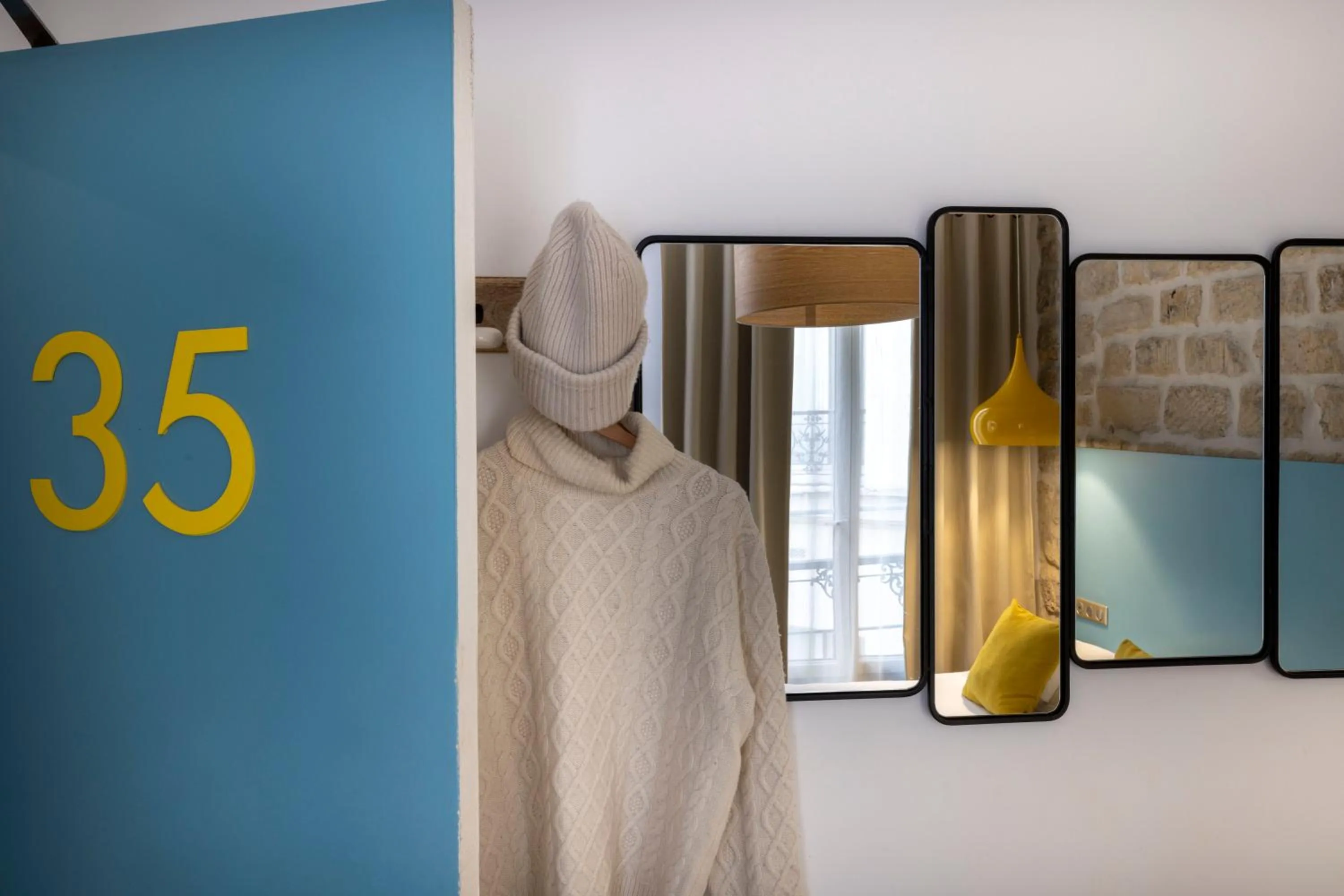 wardrobe in Le Regent Montmartre by Hiphophostels