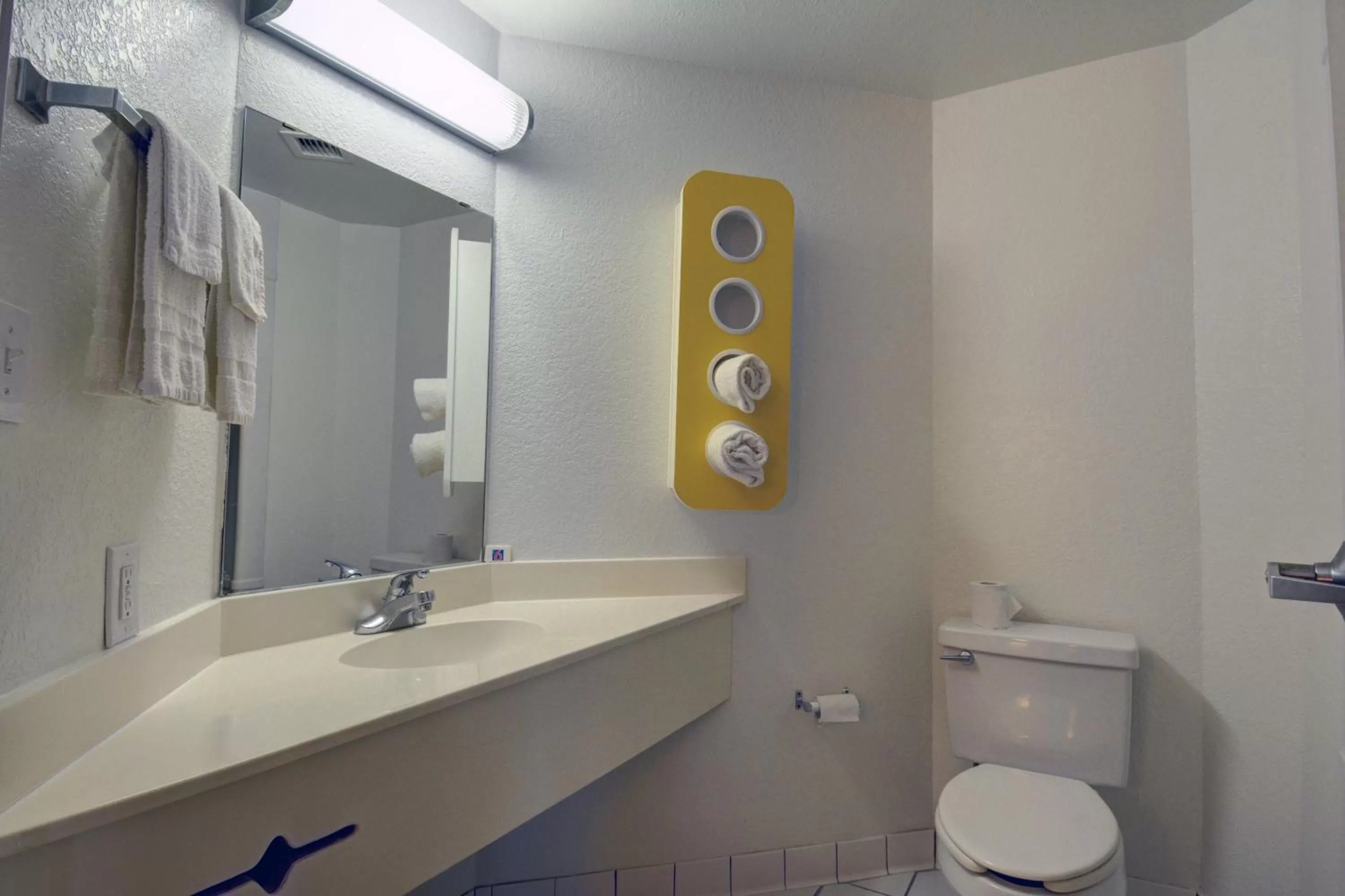Toilet in Motel 6-Denison, TX