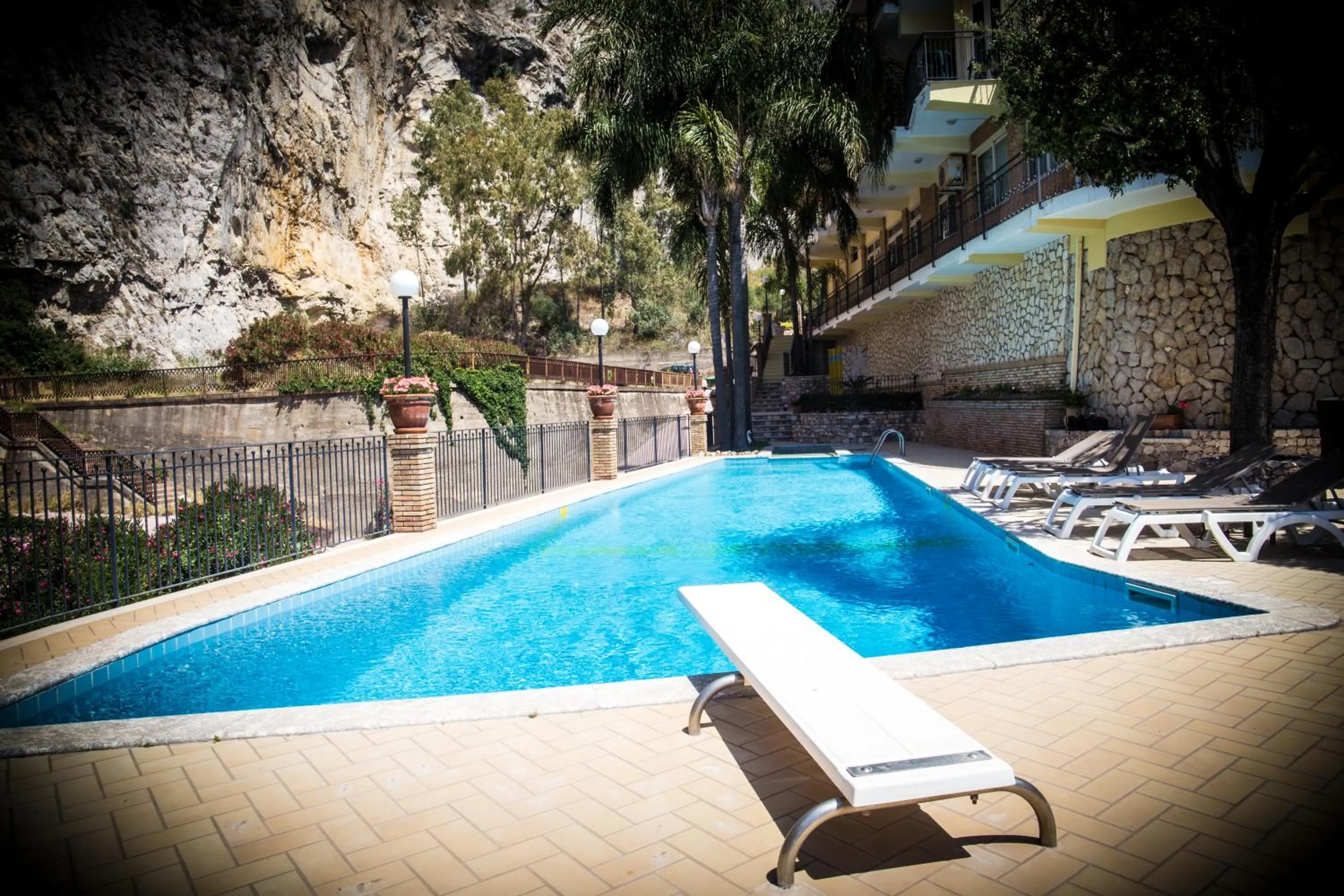 Swimming pool in Hotel Corallo