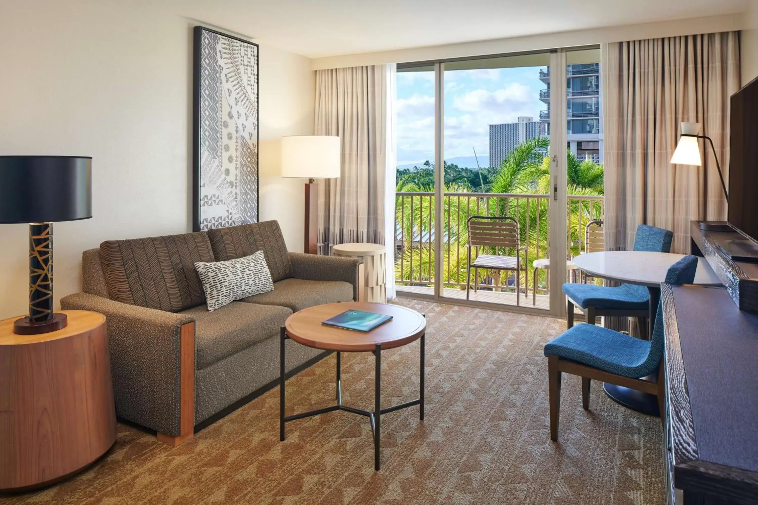 Living room, Seating Area in Embassy Suites by Hilton Waikiki Beach Walk