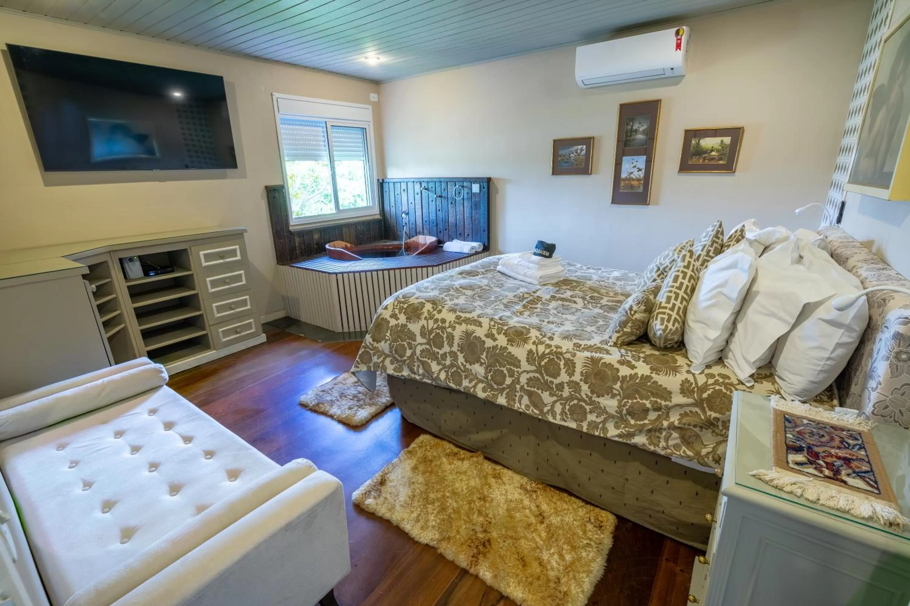 Bed in Pousada Alto Da Boa Vista