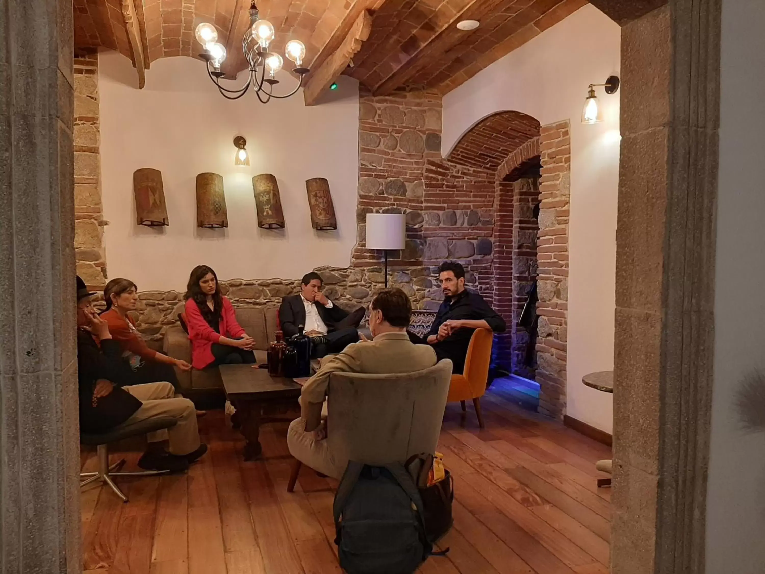 Lounge or bar in La Casona Hotel Boutique Lounge or bar in La Casona Hotel Boutique