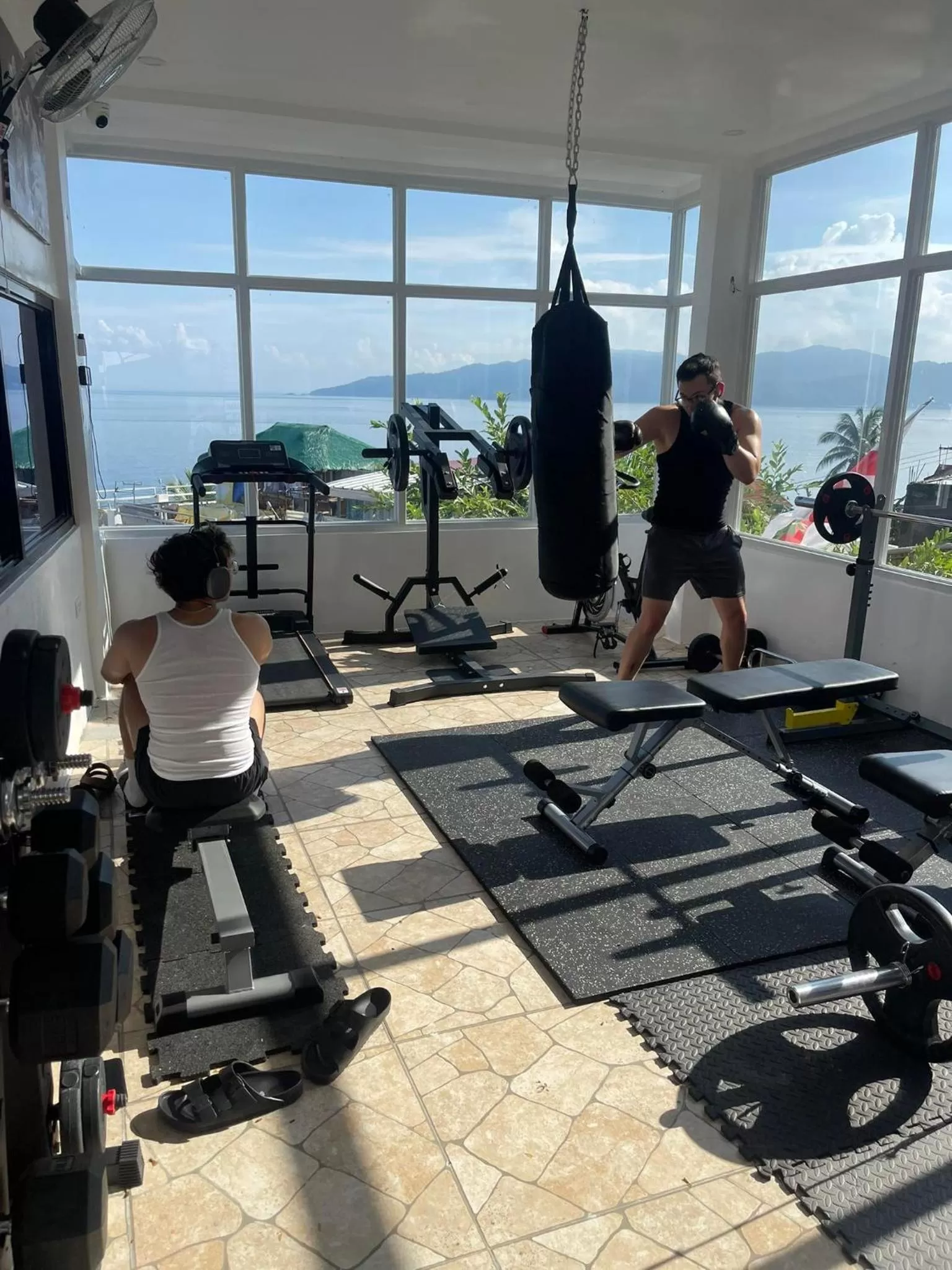 Fitness centre/facilities in The Philip Ann Resort