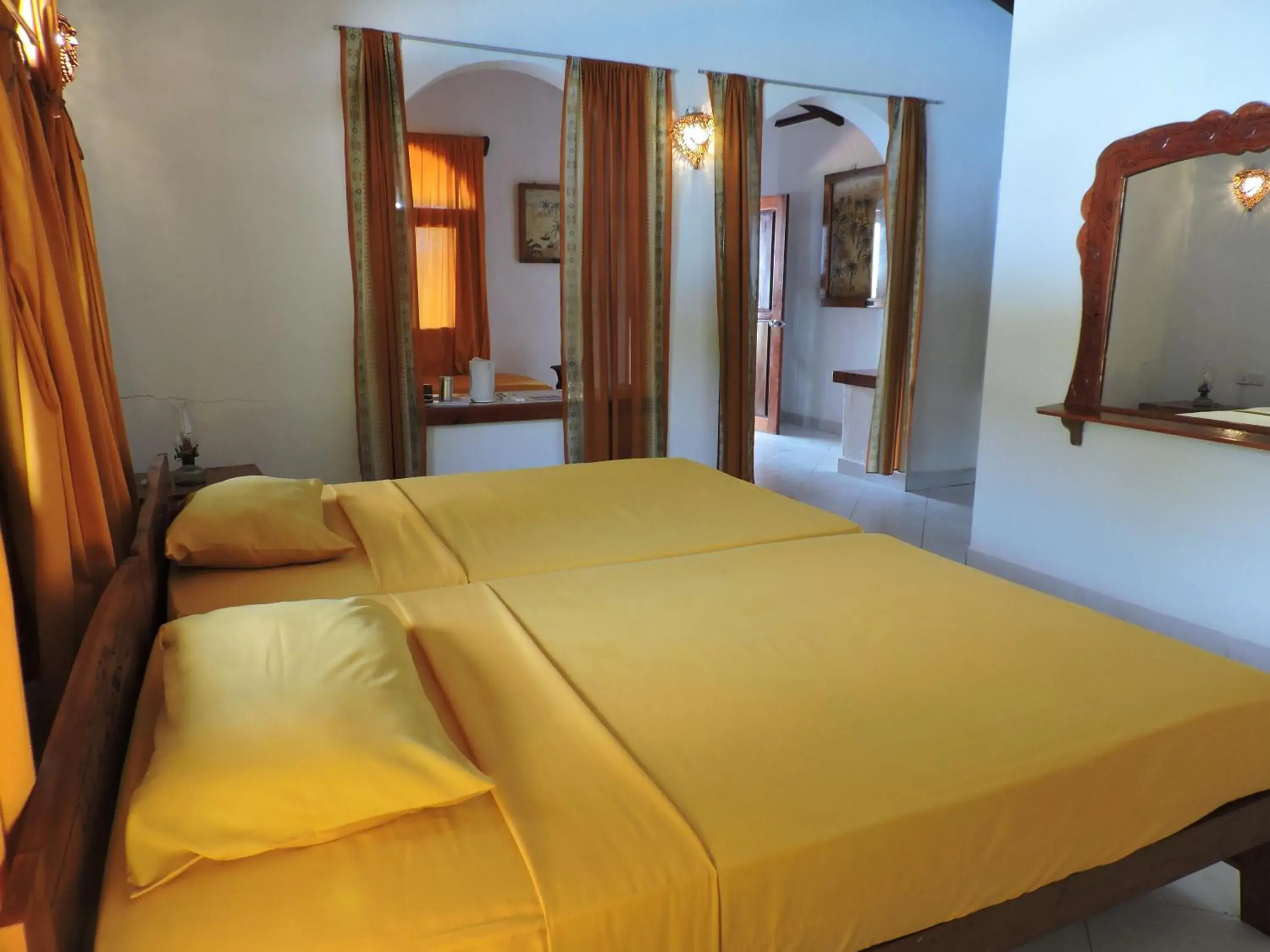 Bed, Room Photo in Eva Lanka Hotel - Beach & Wellness