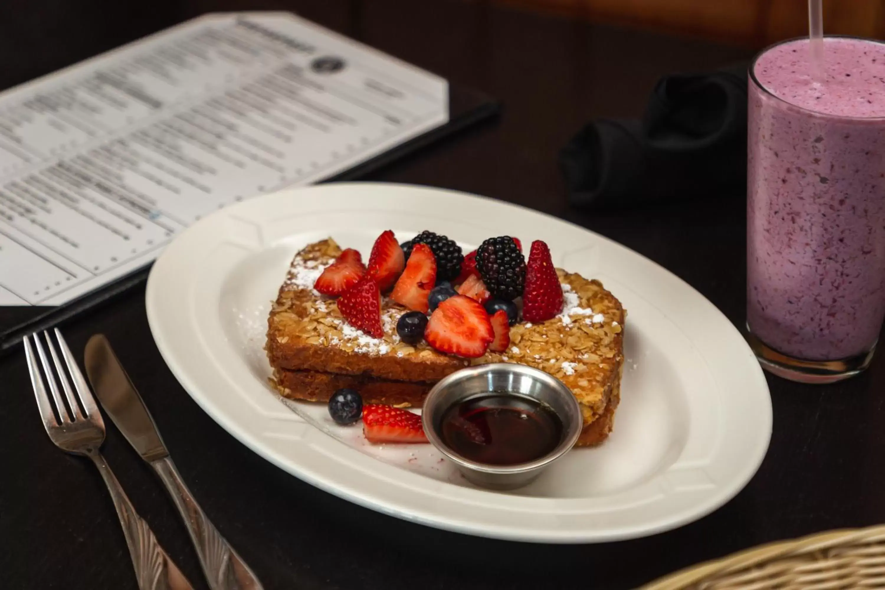 American breakfast in Running Y Ranch Golf & Spa Resort American breakfast in Running Y Ranch Golf & Spa Resort