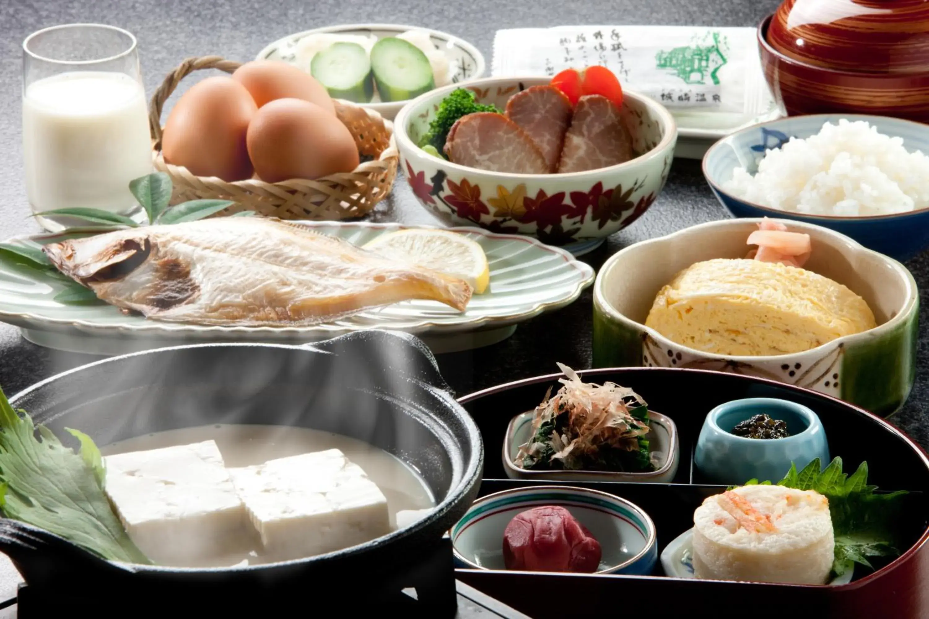 Food, Breakfast in Mikuniya Ryokan
