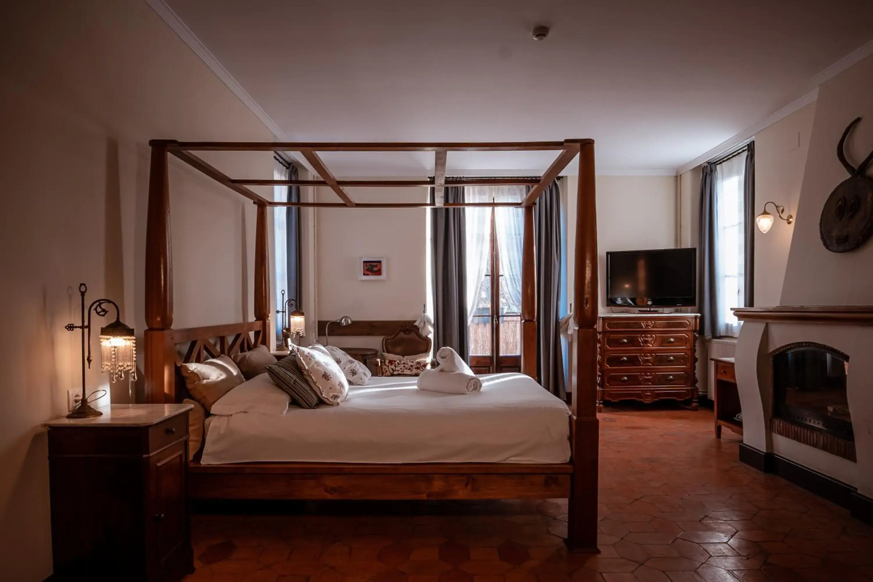 Bed in Hotel Mas de Xaxas
