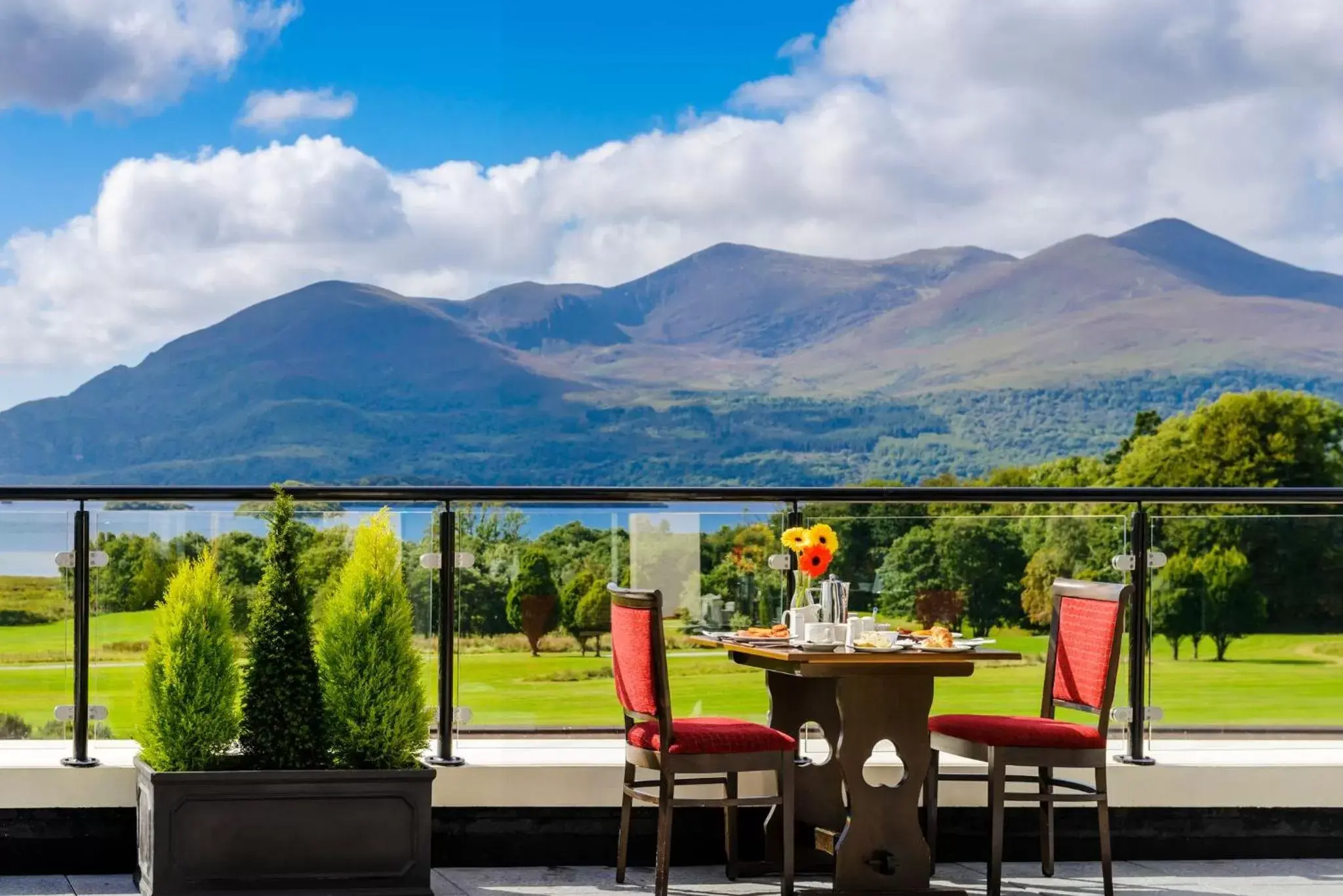 Balcony/Terrace, Mountain View in Castlerosse Park Resort