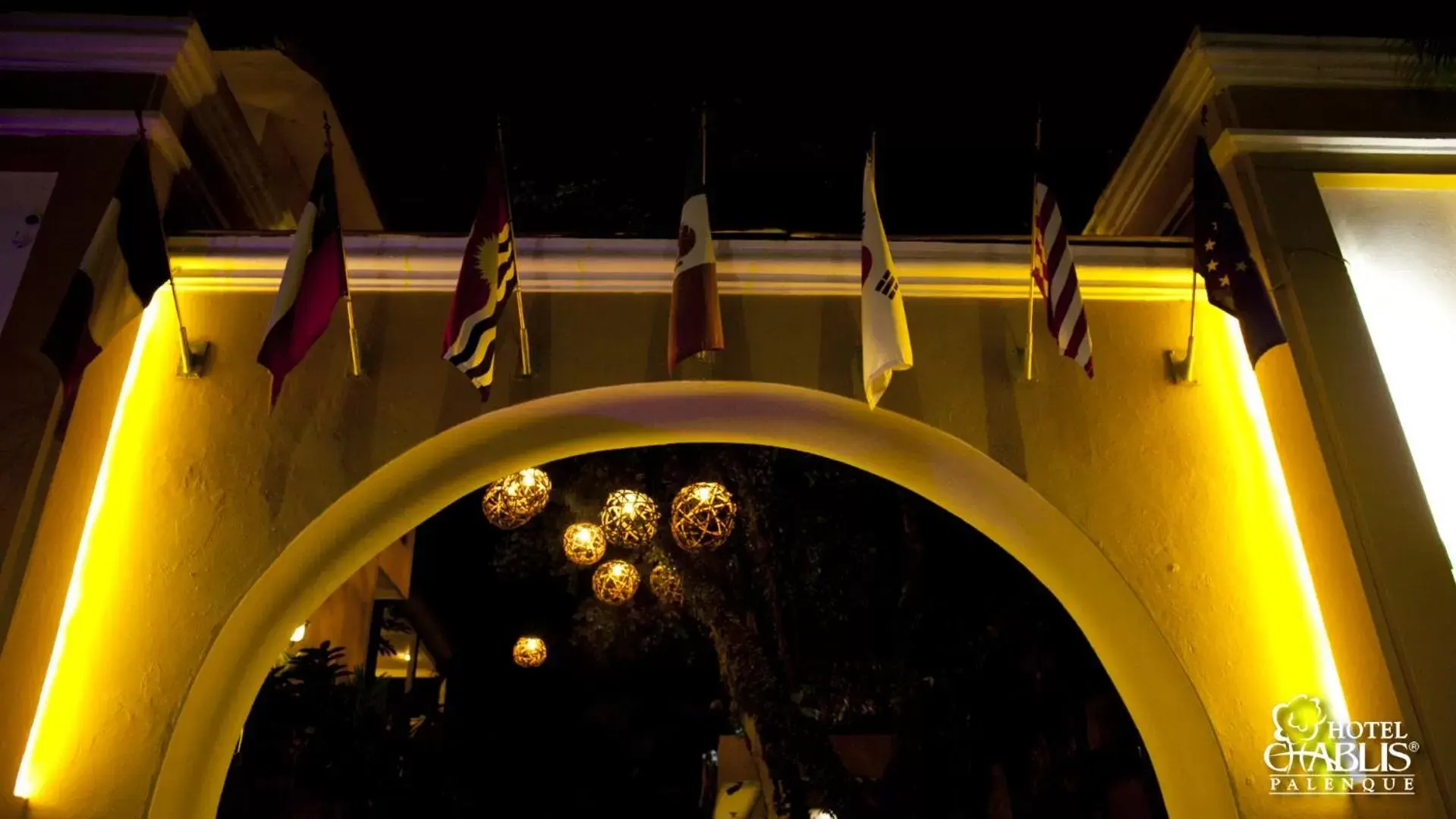 Facade/entrance in Hotel Chablis Palenque